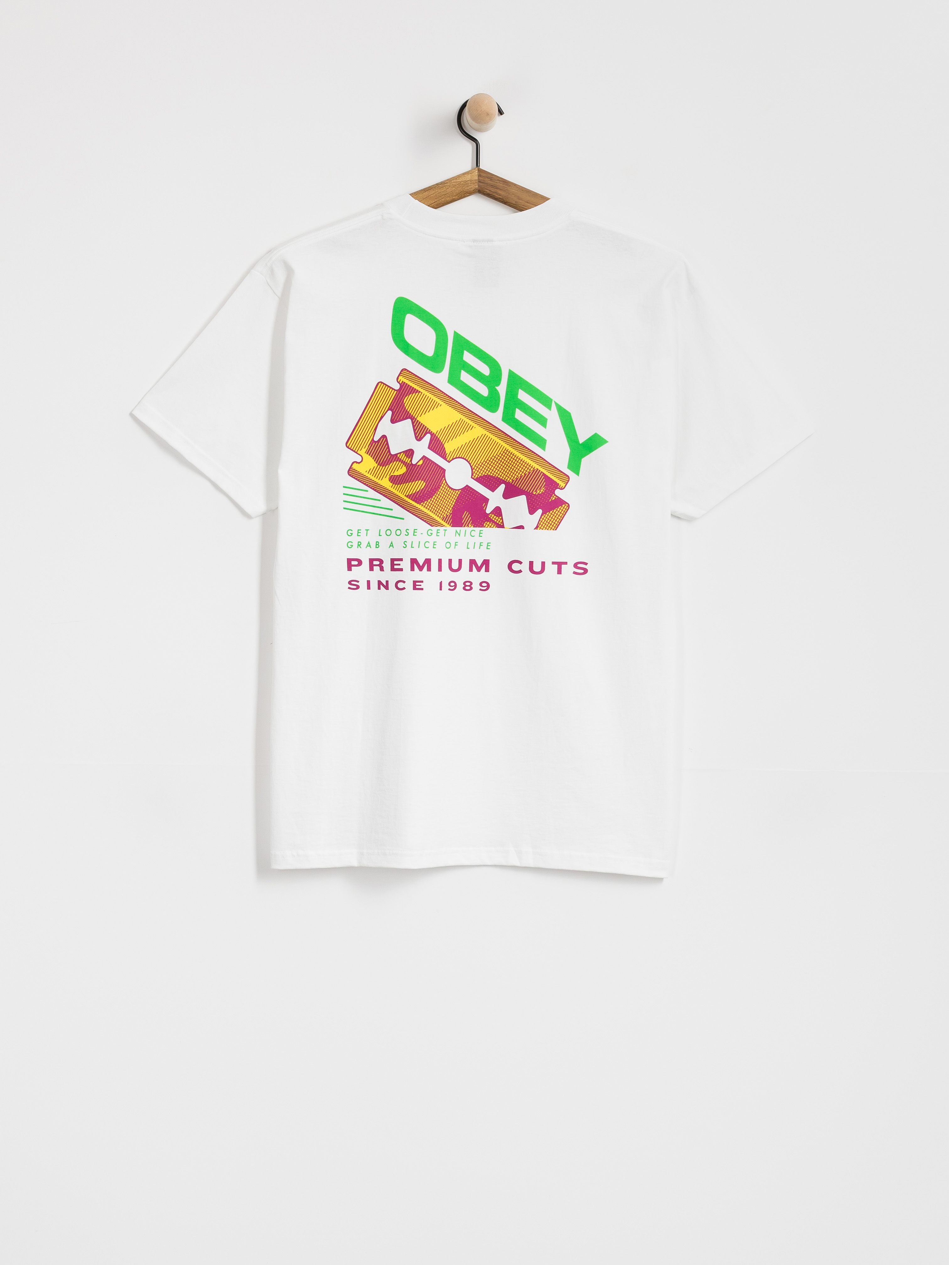 Tričko OBEY Razor (white)