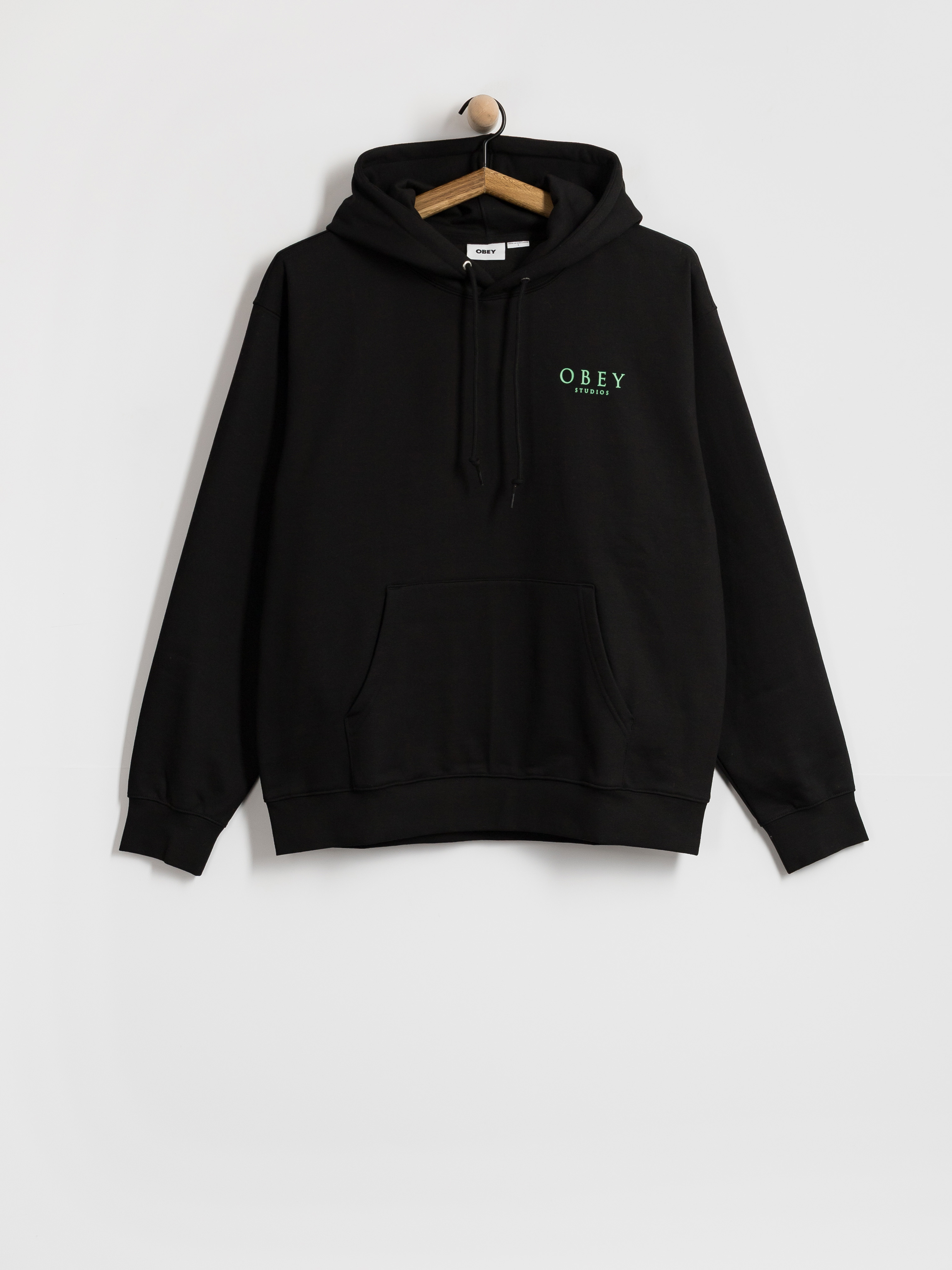 Mikina OBEY Flores Robus (black)