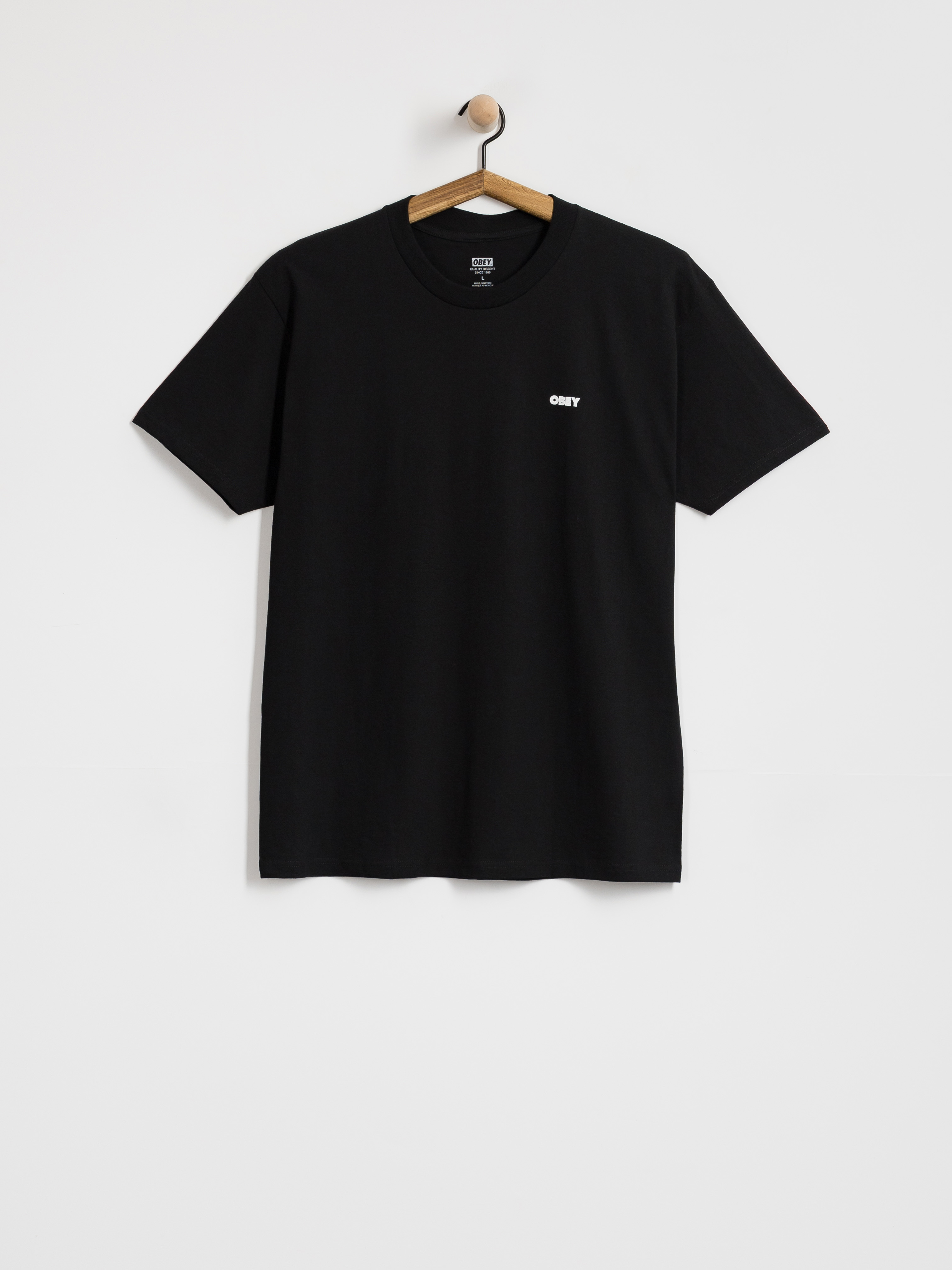 Tričko OBEY The Medium Is The Message (black)
