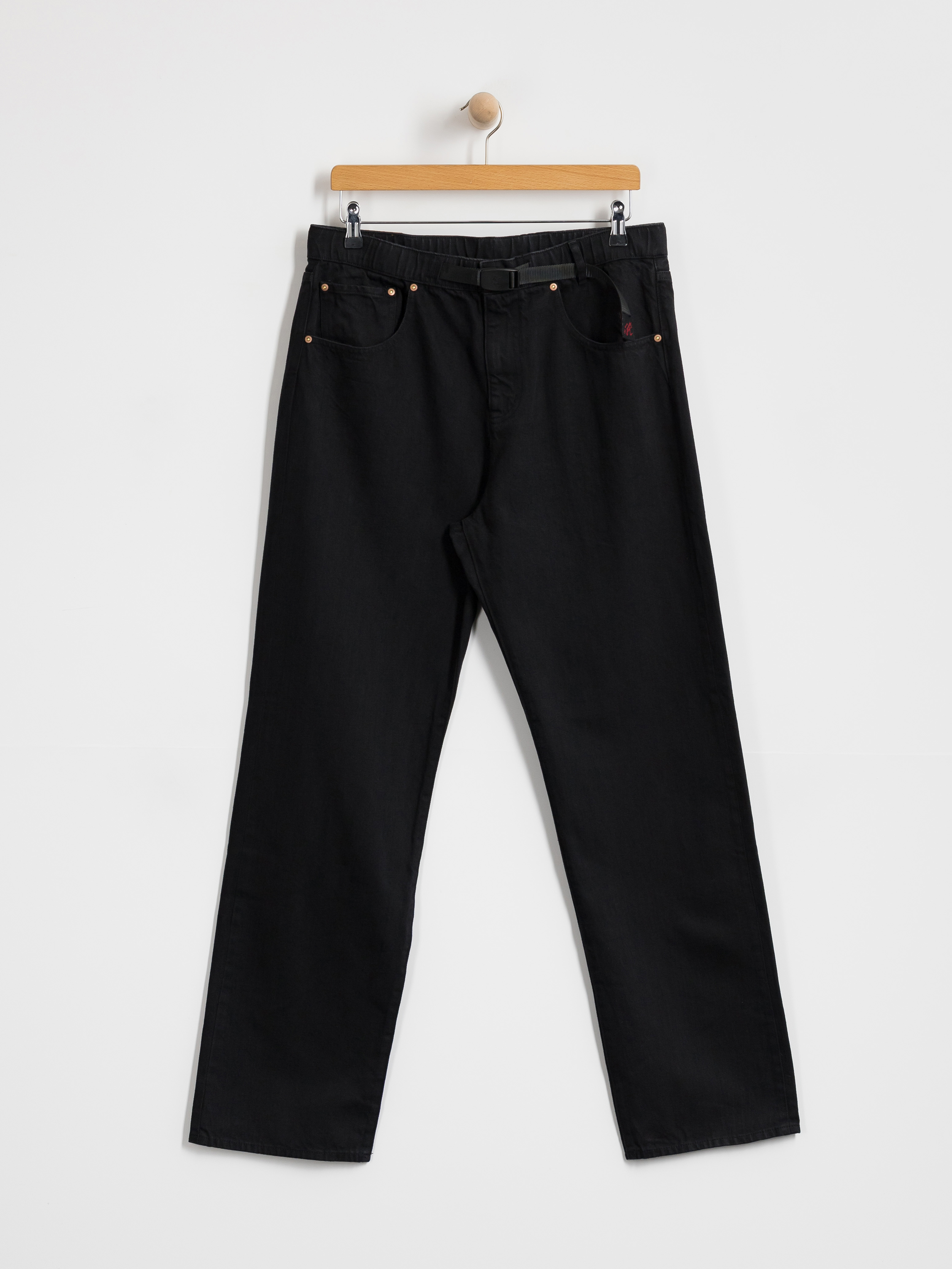 Nohavice Gramicci Japanese 5 Pocket Denim (true black)