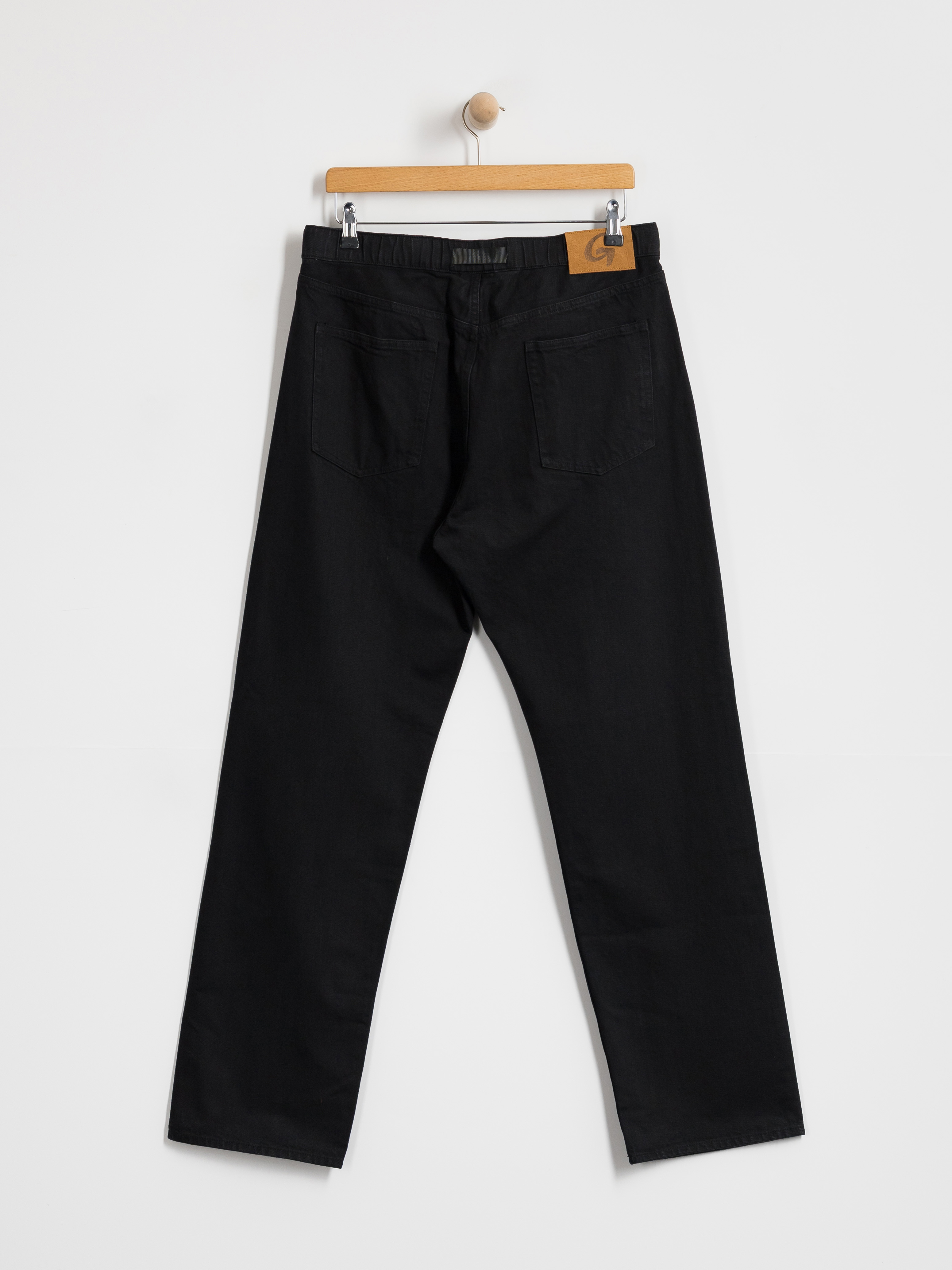 Nohavice Gramicci Japanese 5 Pocket Denim (true black)