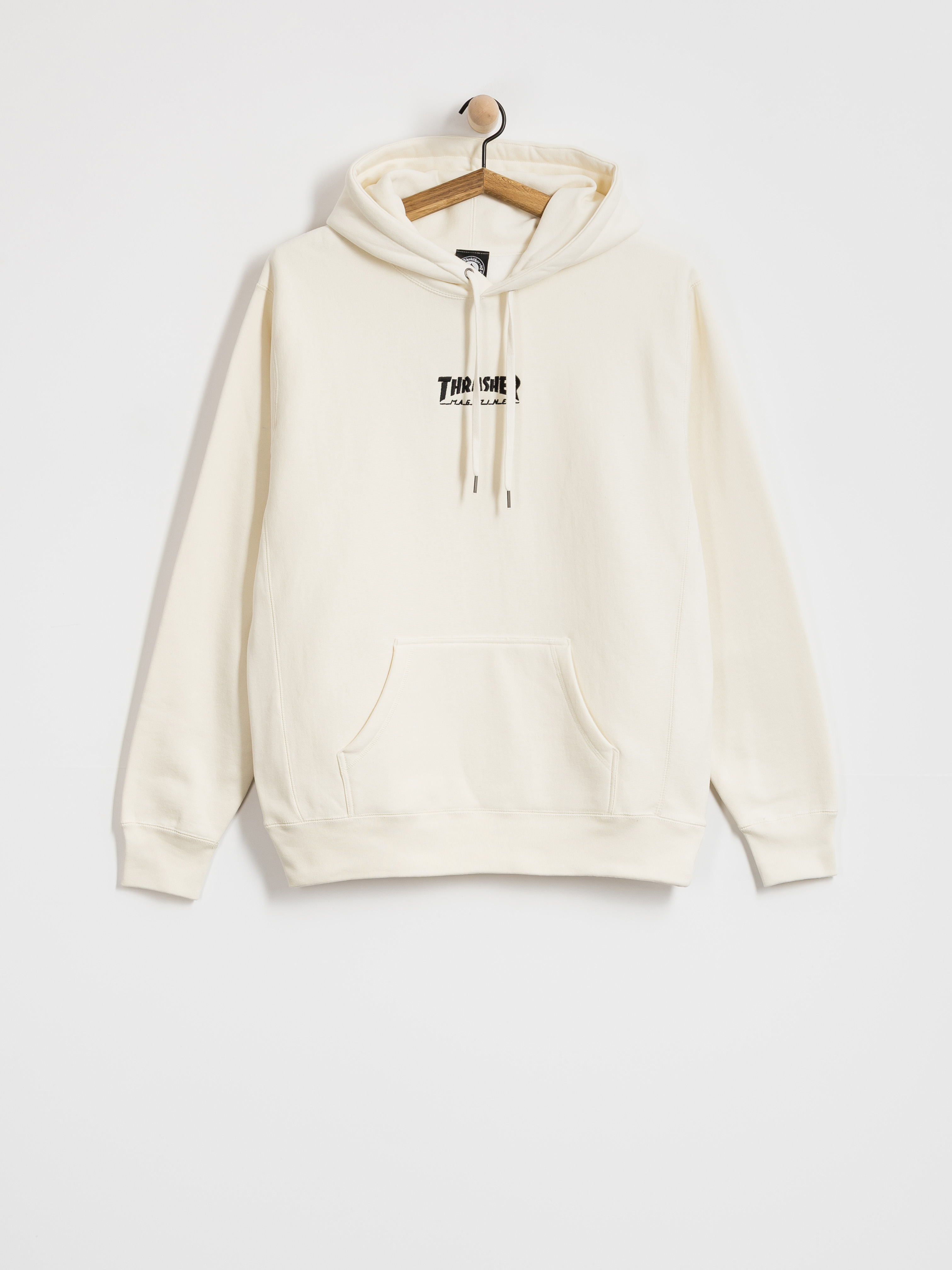 Mikina s kapucňou Thrasher Heavyweight Embroidered Mag Logo HD (bone)