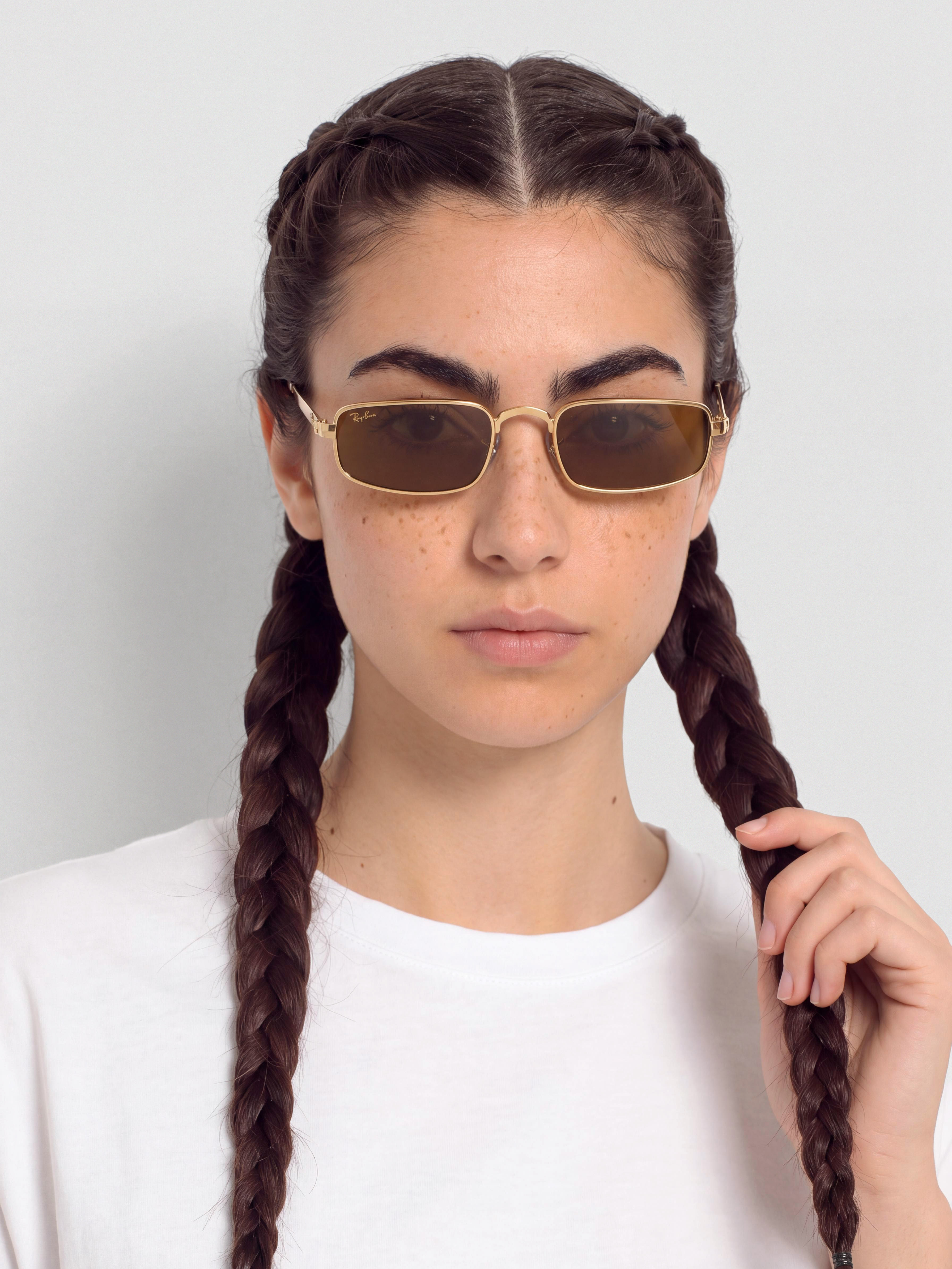 Slnečné okuliare Ray-Ban Rb3927 By A$Ap Rocky (polerowany złoto arista/brown)