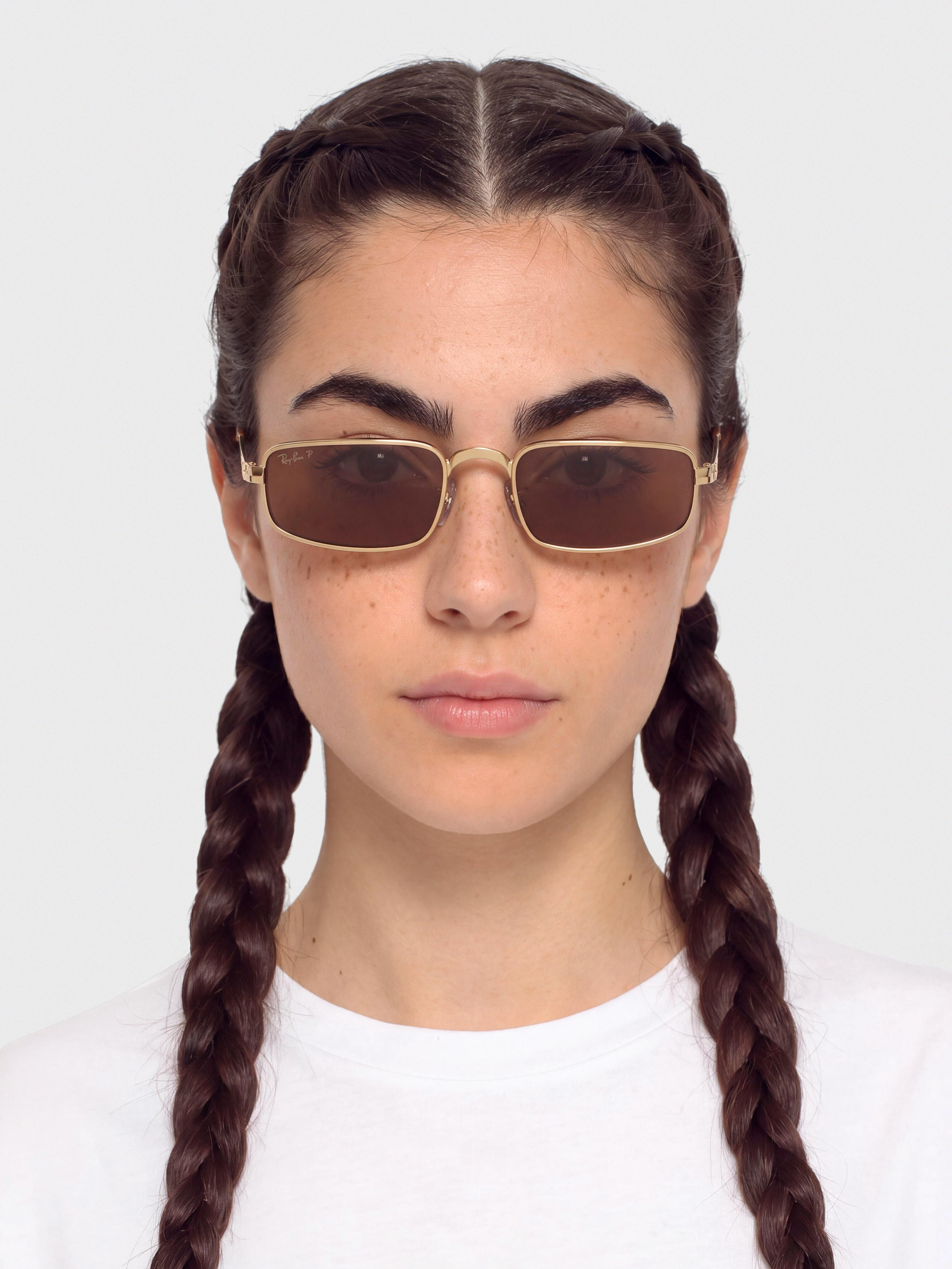 Slnečné okuliare Ray-Ban Rb3927 By A$Ap Rocky (polerowany złoto arista/purple polarized)