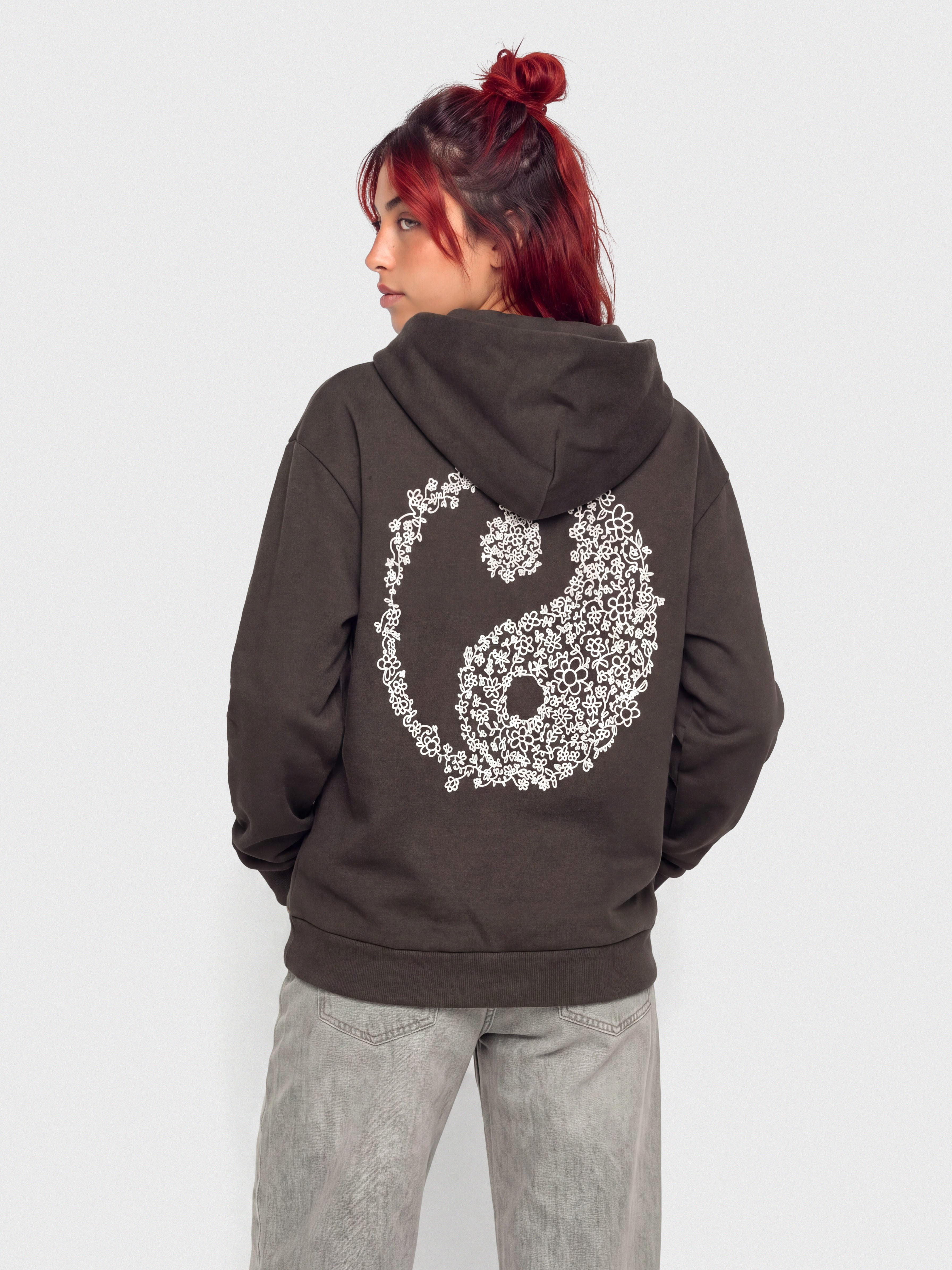 Mikina s kapucňou Vans Yin And Yang HD Wmn