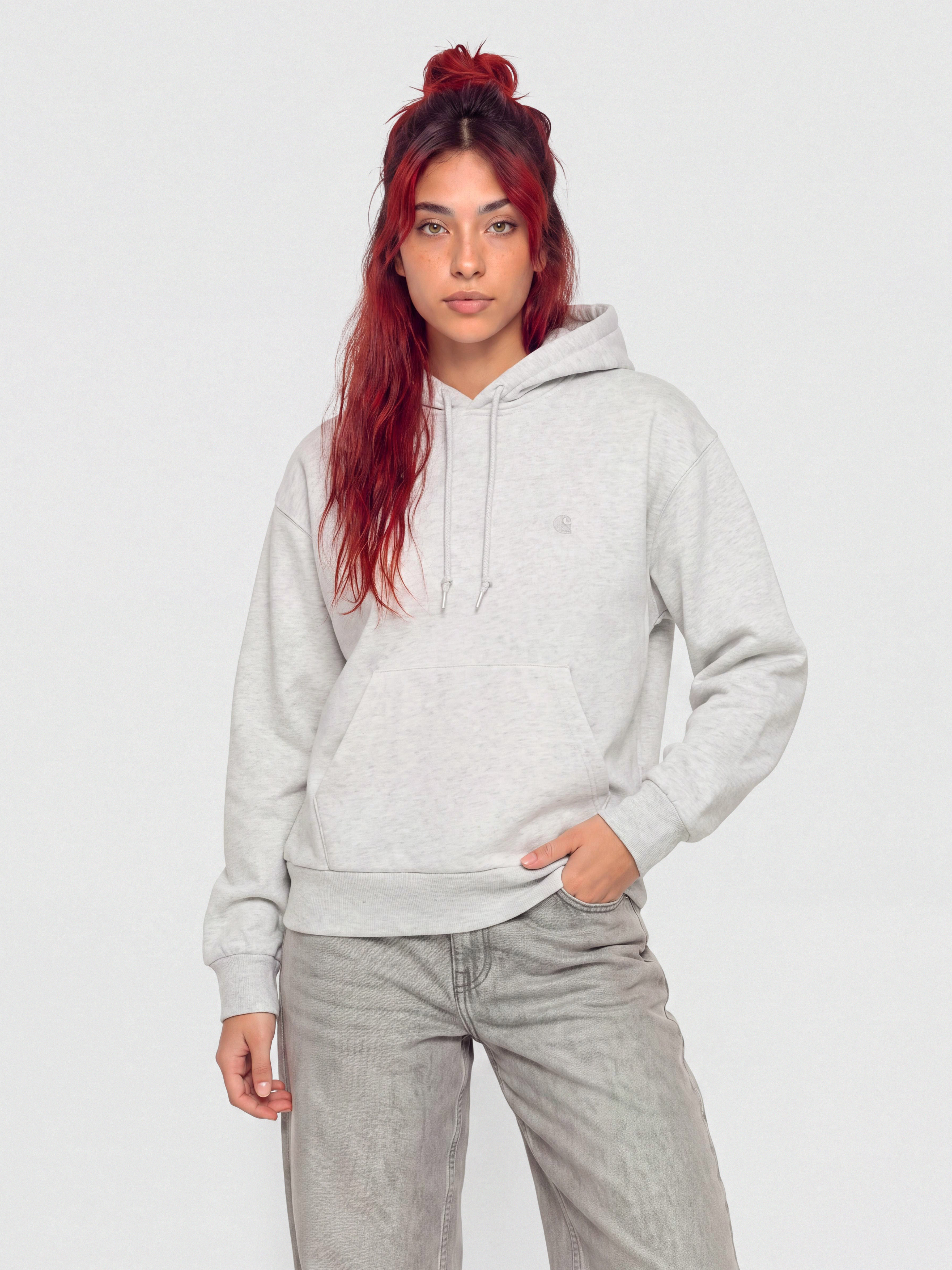 Mikina s kapucňou Carhartt WIP Casey HD Wmn