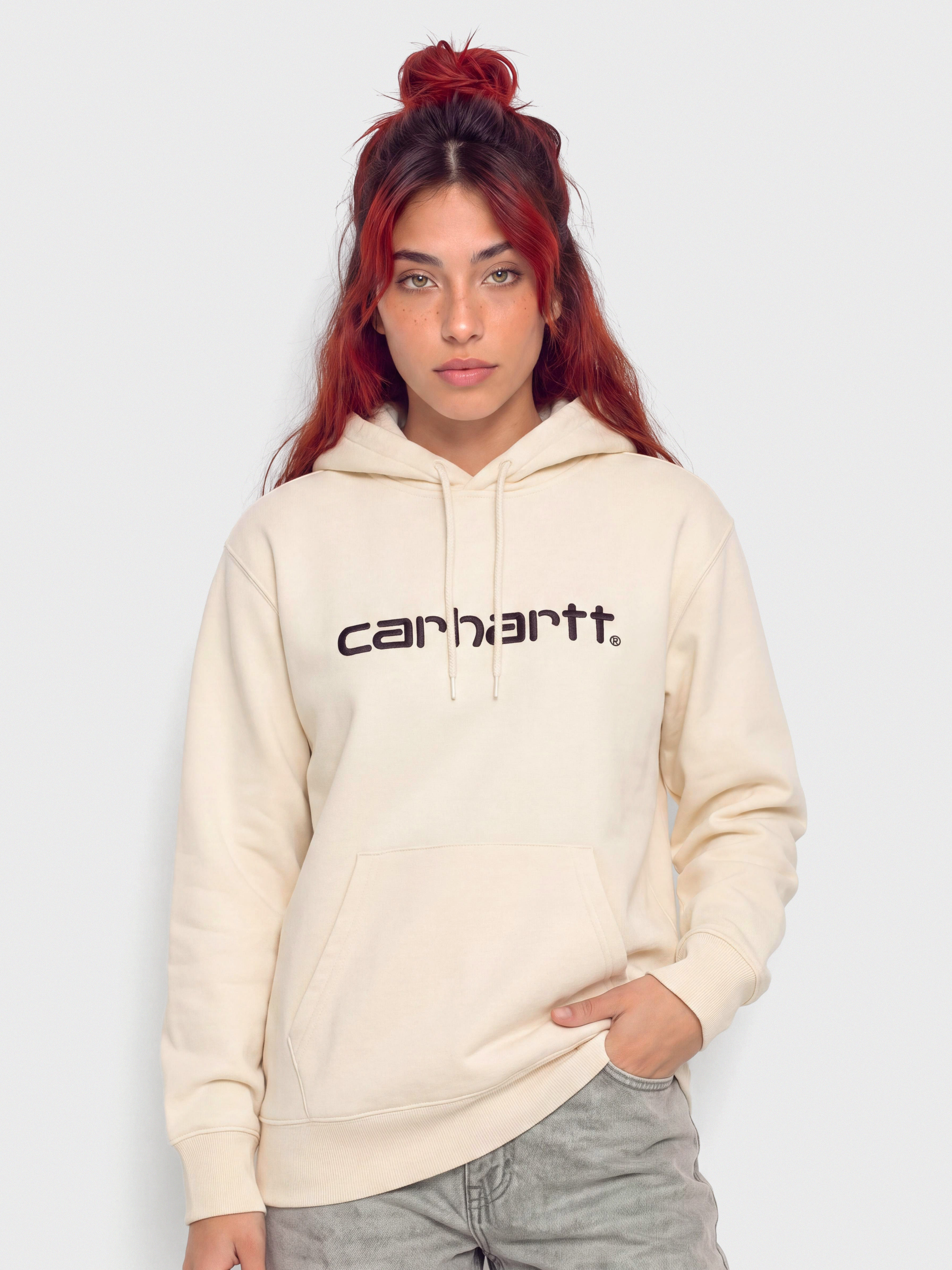 Mikina s kapucňou Carhartt WIP Carhartt HD Wmn