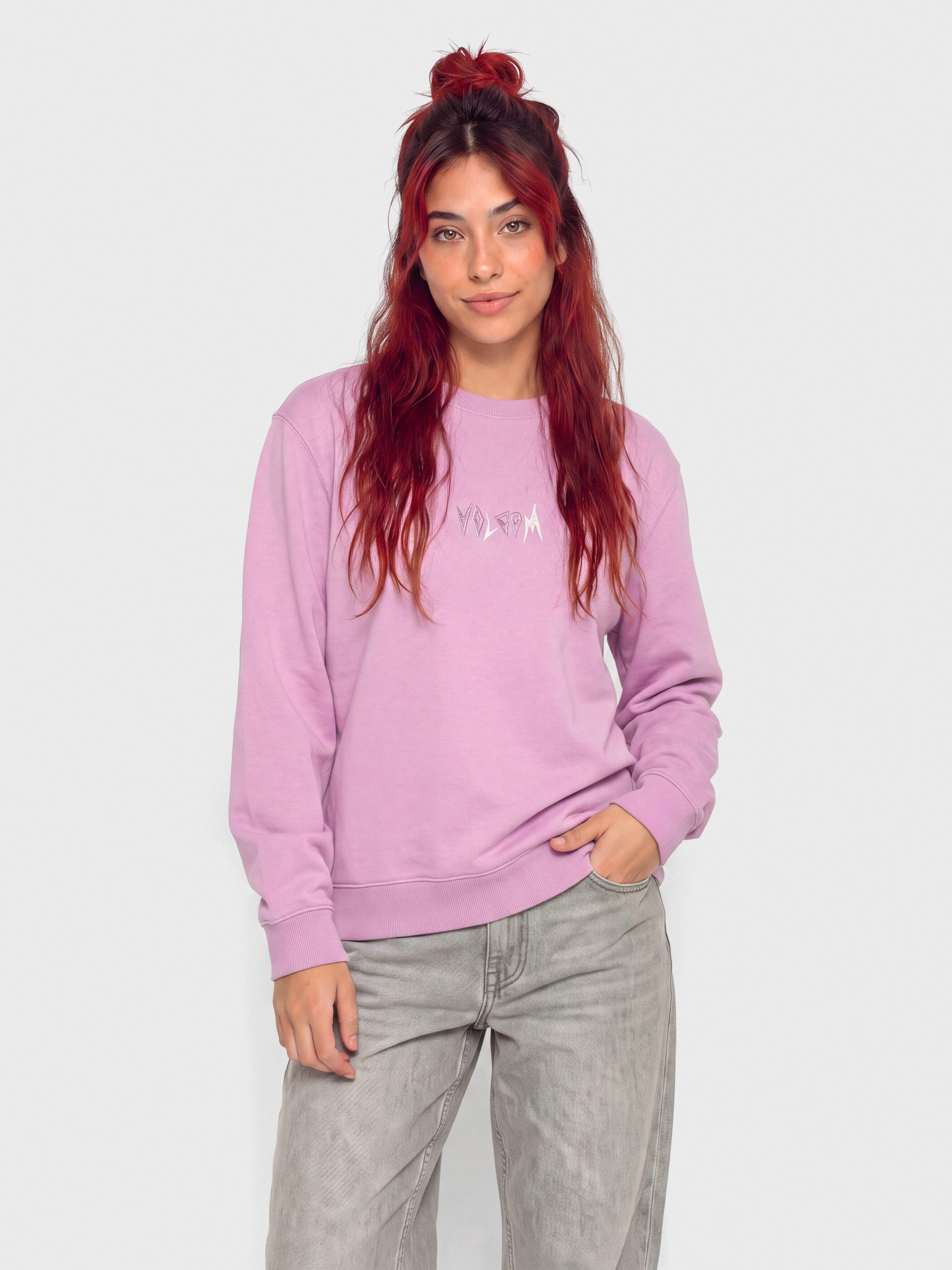 Mikina Volcom Spikstone Crew Wmn
