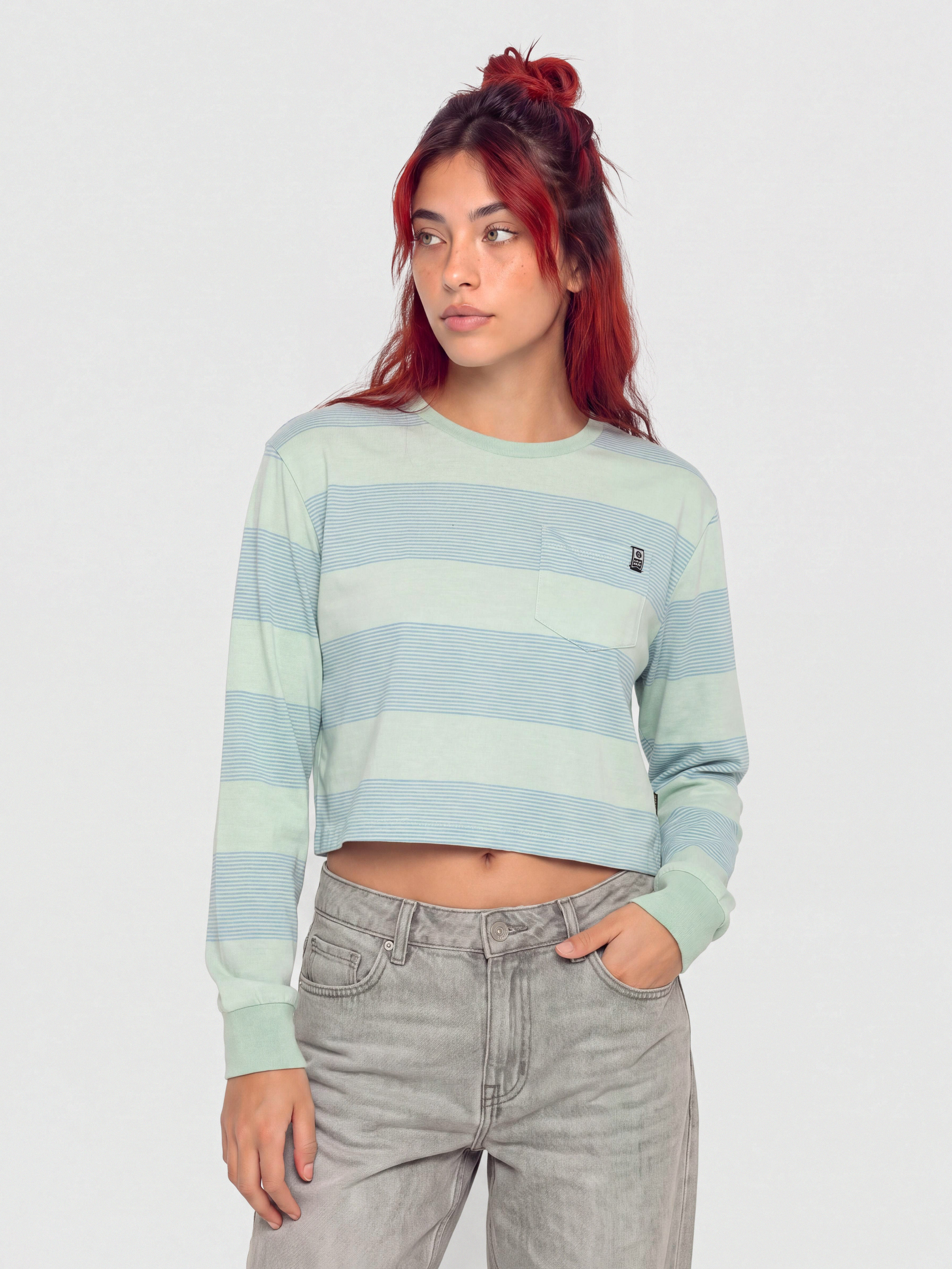 Mikina Salty Crew Dawn Patrol Mid Weight Wmn (jade)