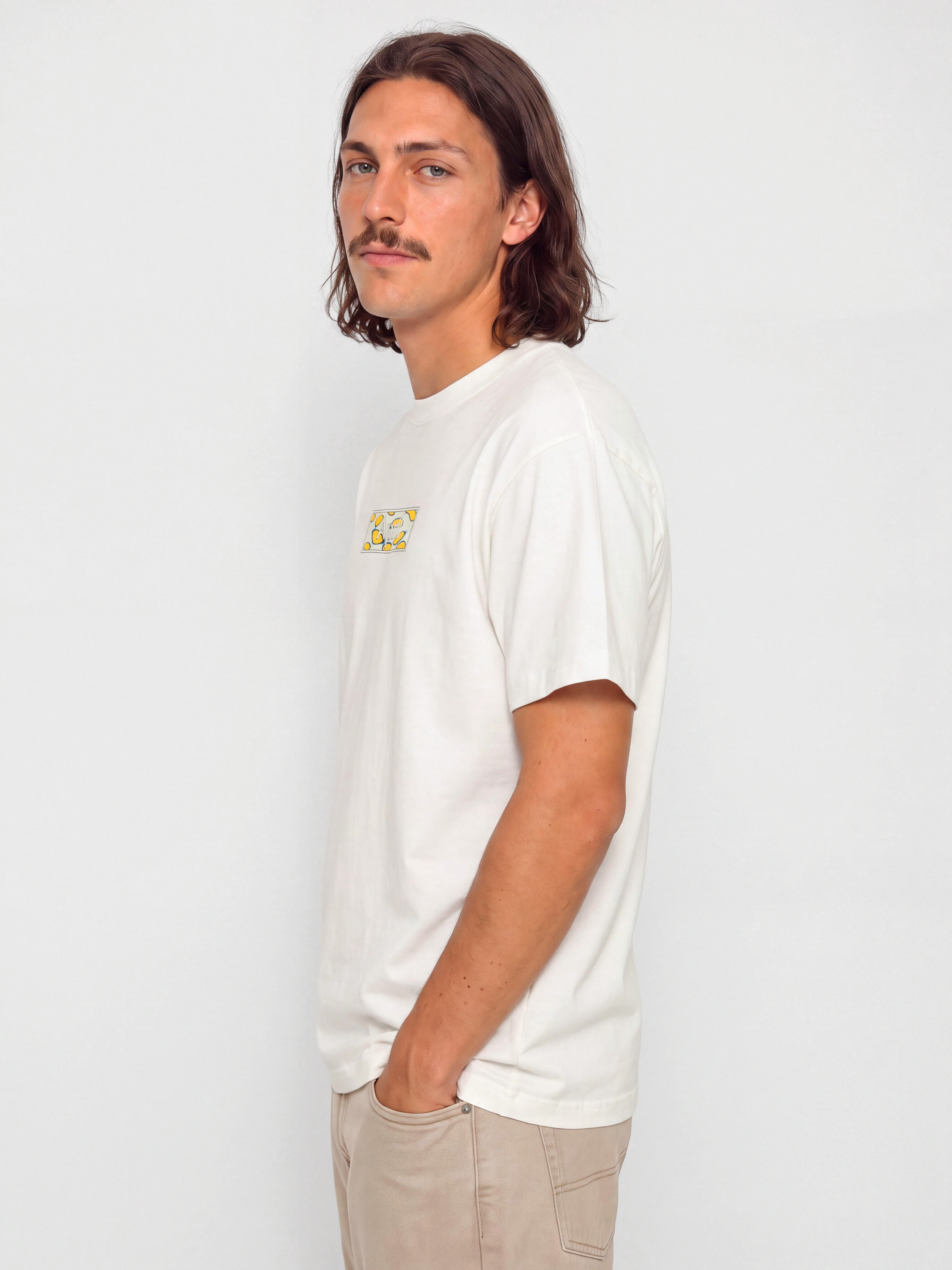 Tričko April Skateboards Cells (white)
