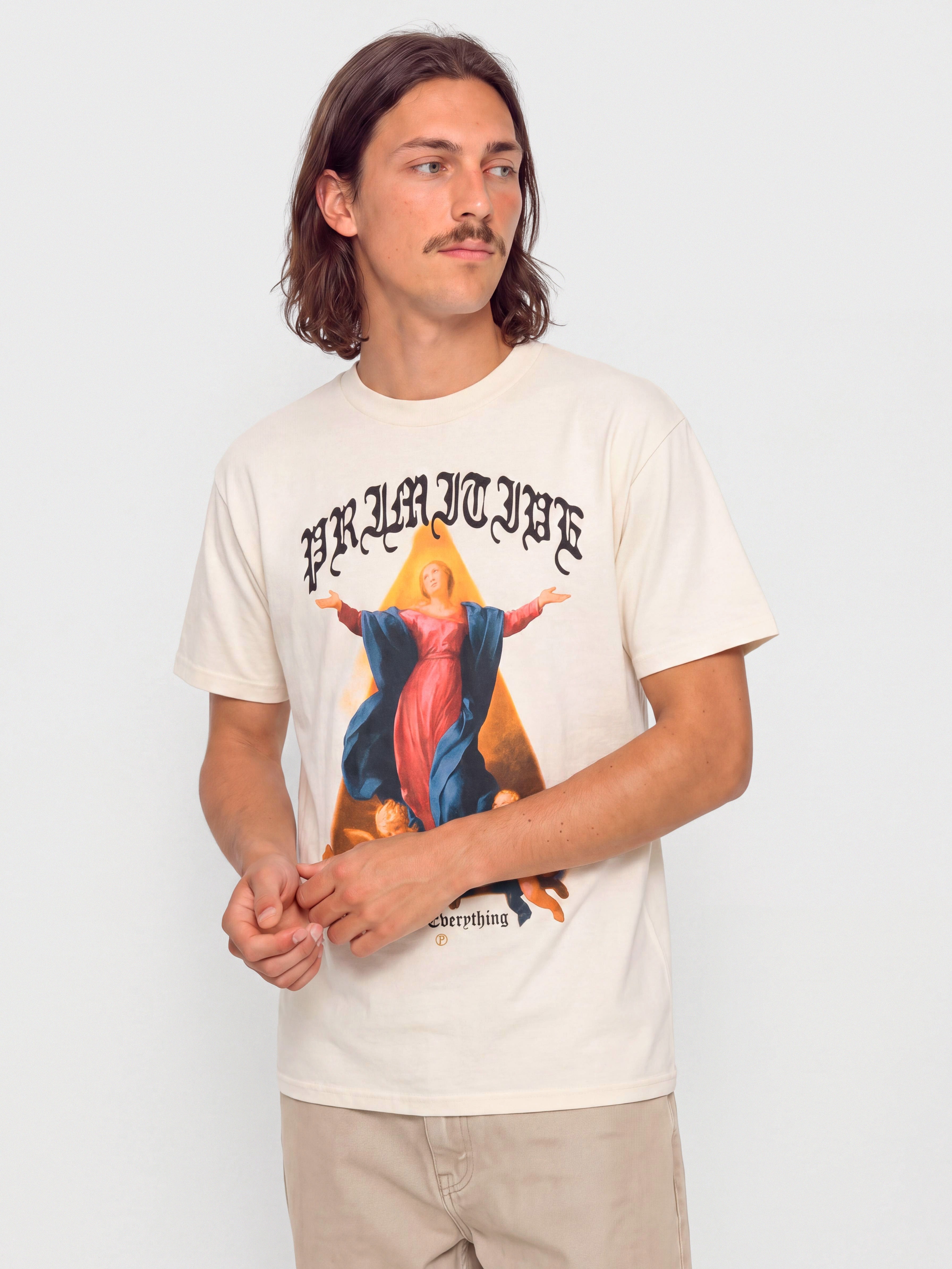 Tričko Primitive Prosper (cream)