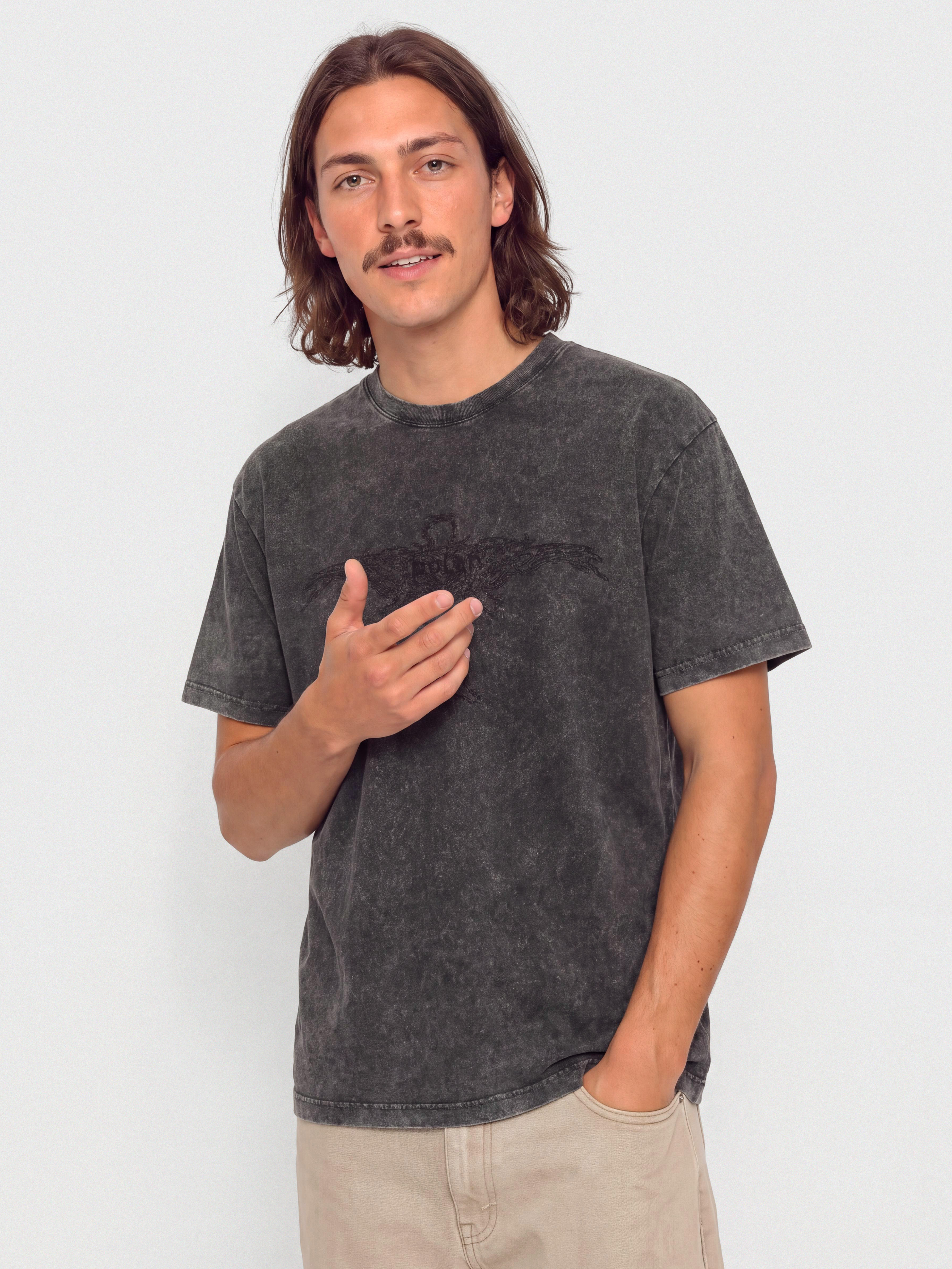 Tričko Polar Skate Acid Soul (black)