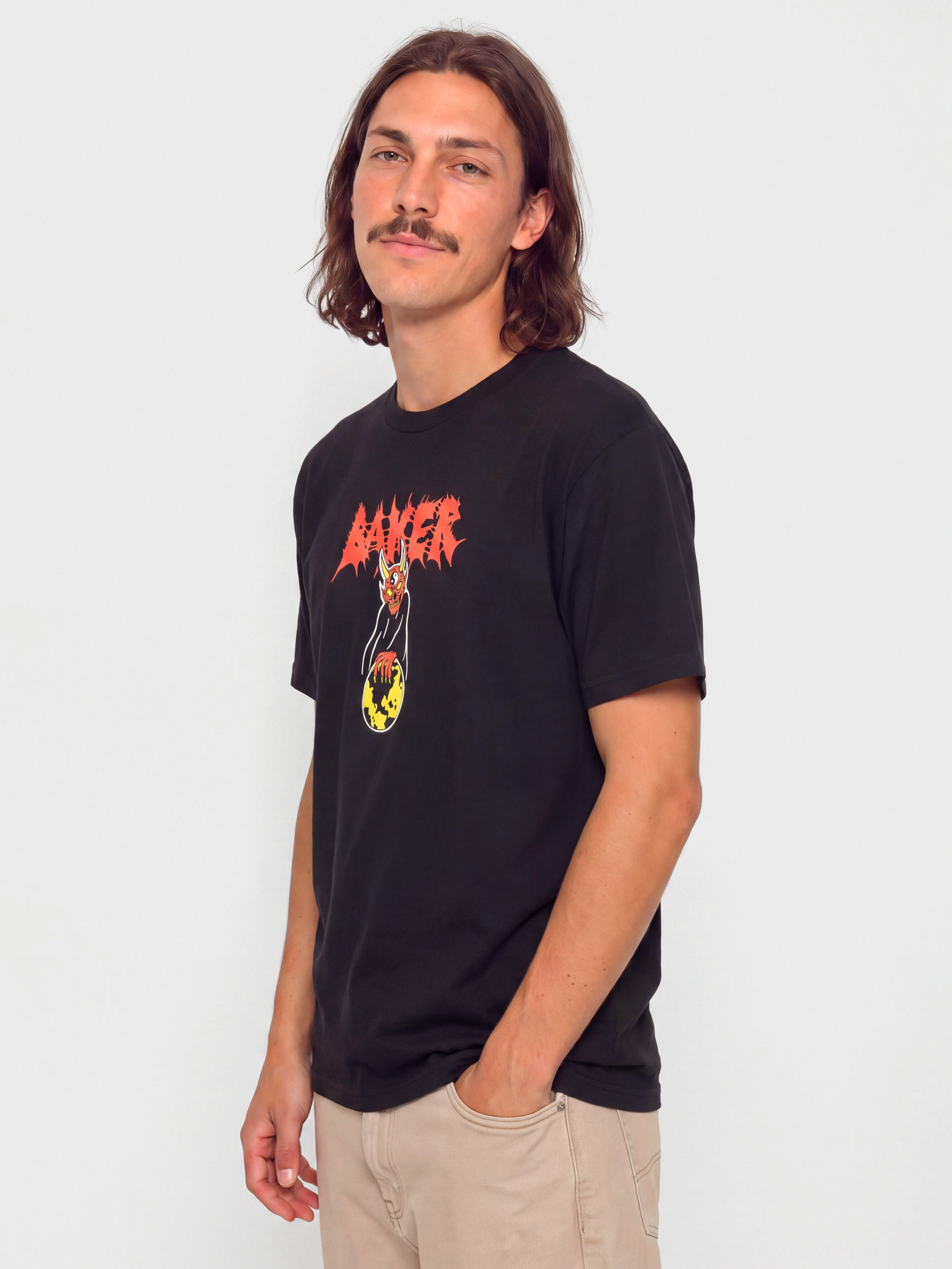 Tričko Baker World Control (black)