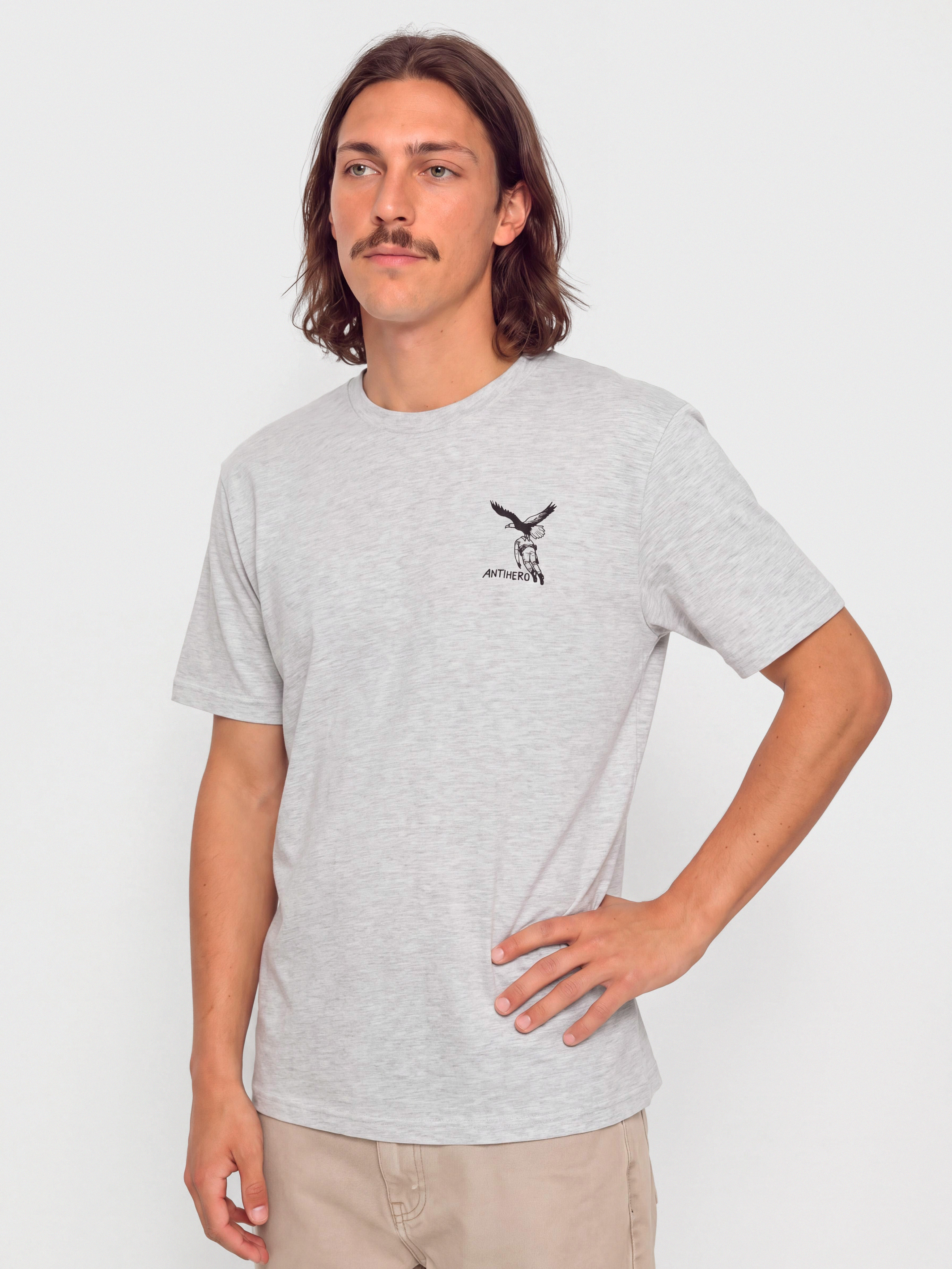 Tričko Antihero Liberdad (ash grey)