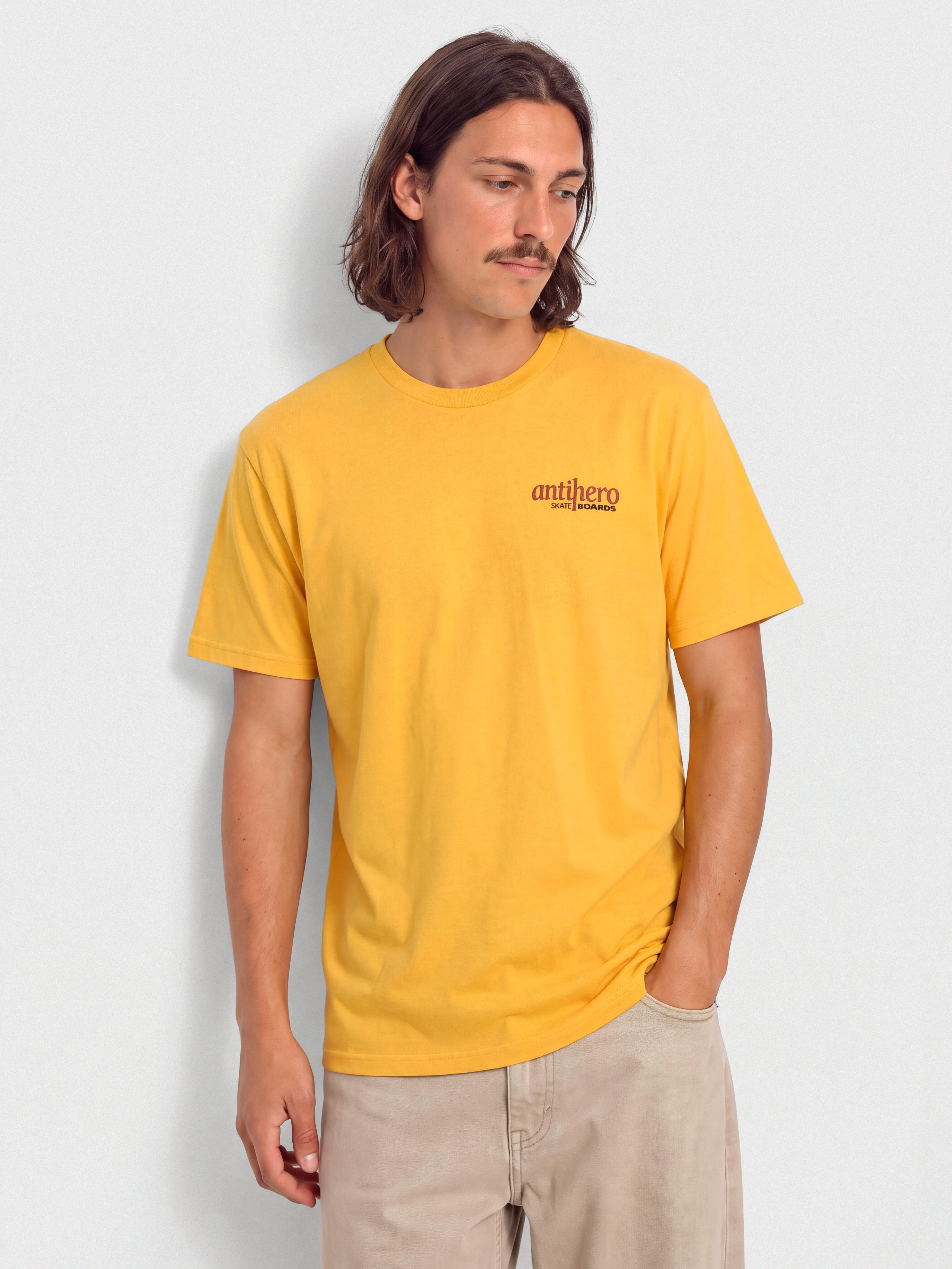 Tričko Antihero The Bucky (gold w/multi color prints)
