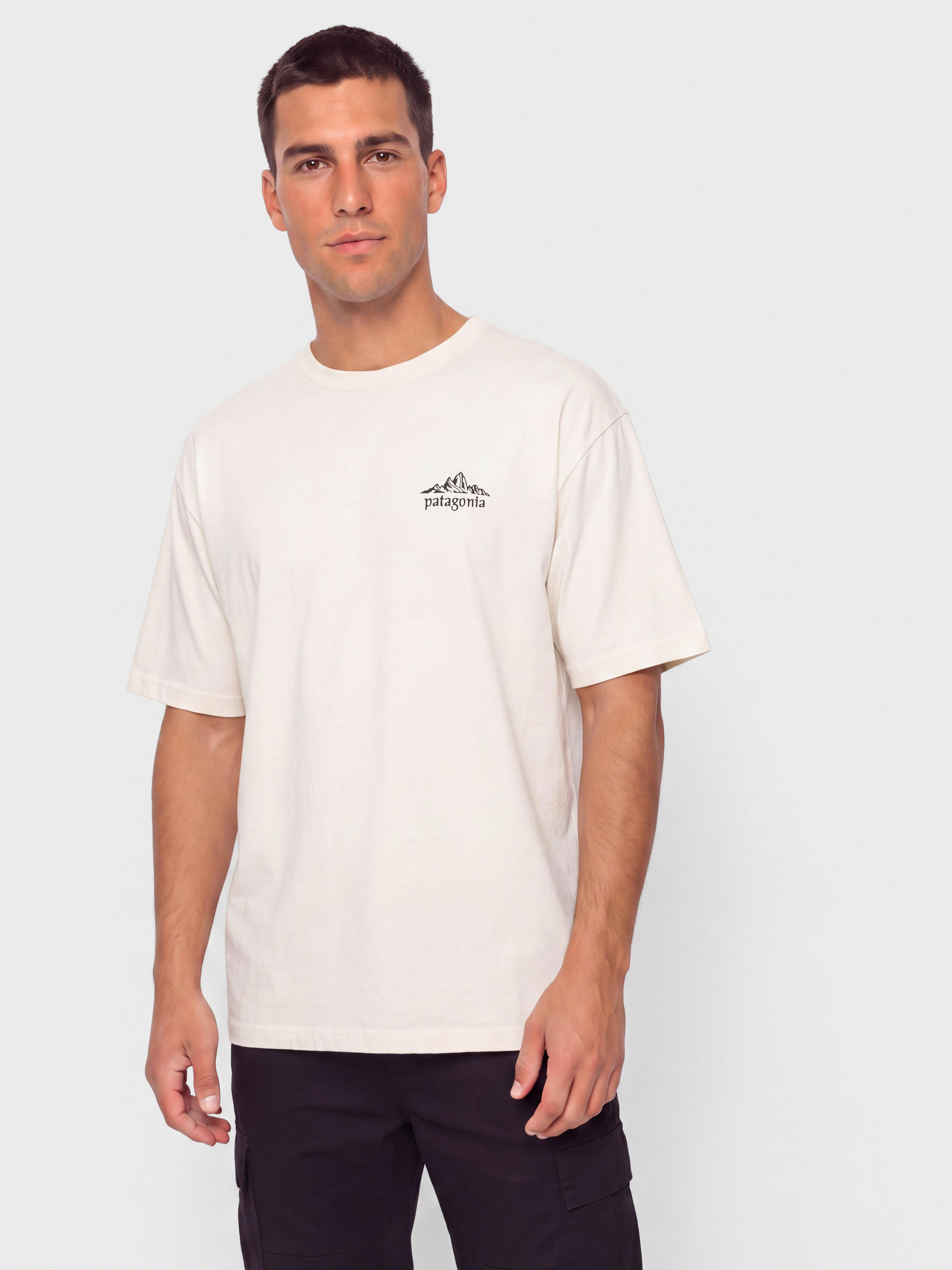Tričko Patagonia Cloud Crag (undyed natural)