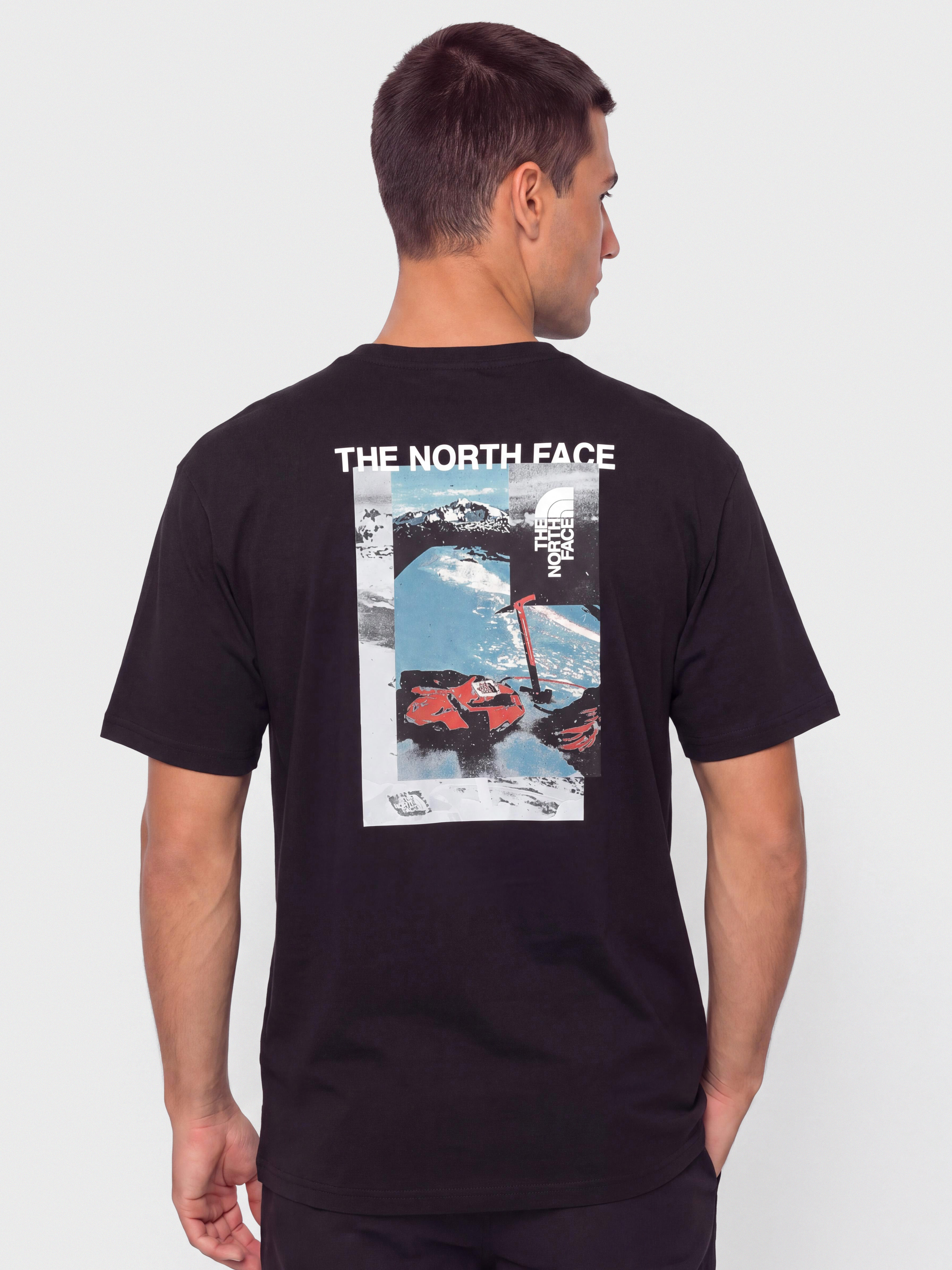 Tričko The North Face Apex '75 Collage Relaxed (tnf black)