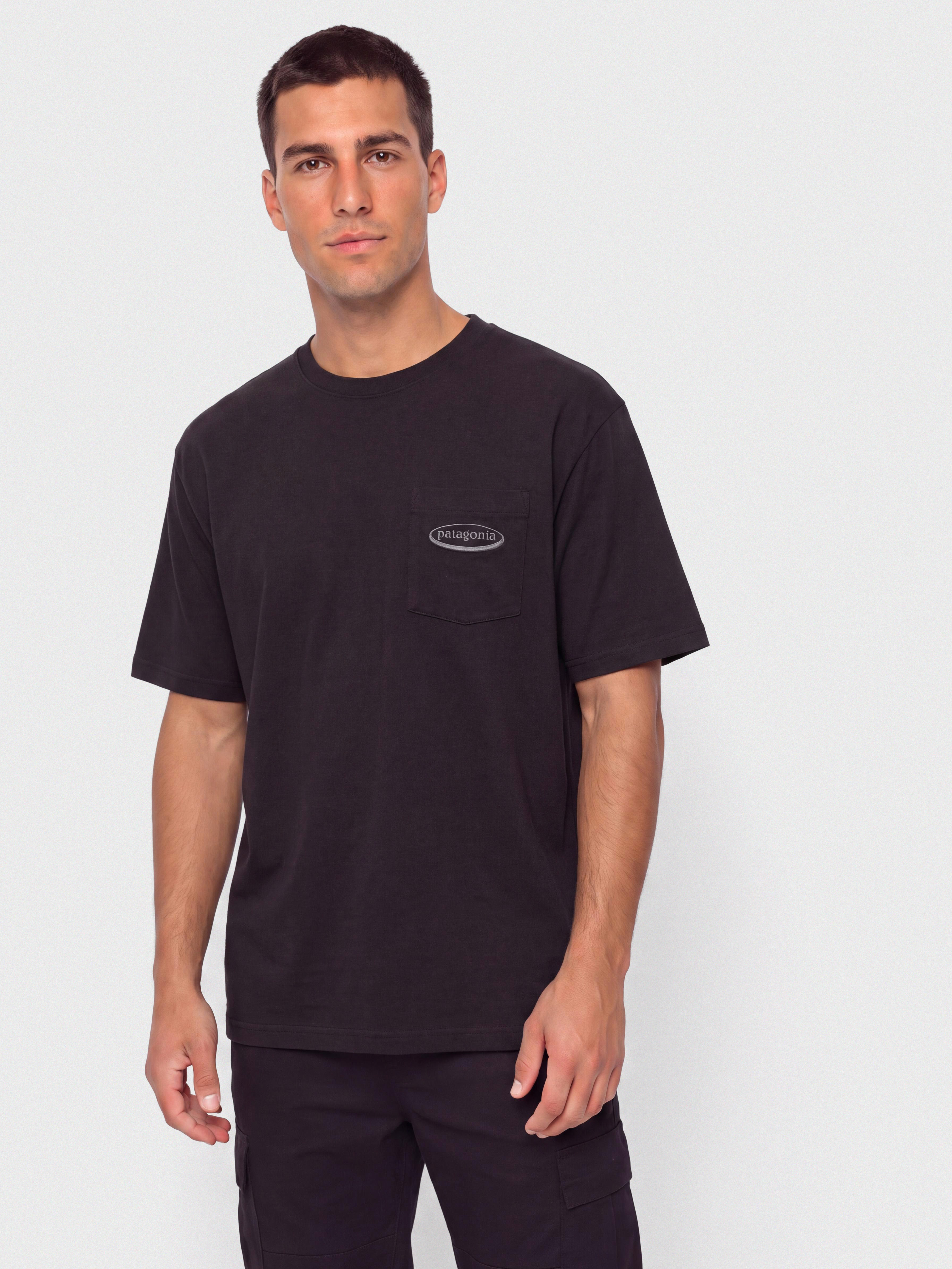 Triu010dko Patagonia Midweight '95 Oval Logo Pocket (black)