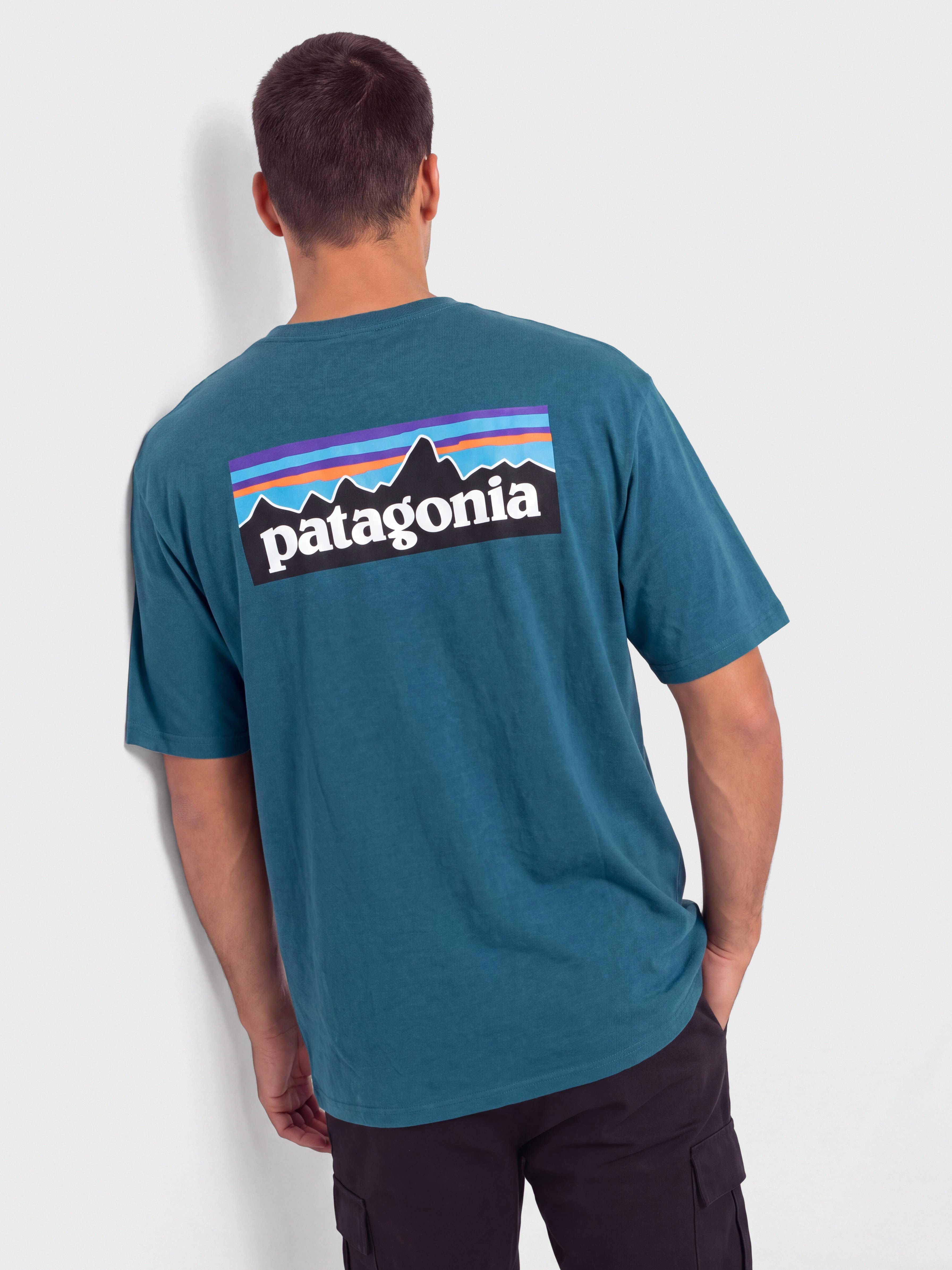 Tričko Patagonia P 6 Logo Responsibili (glacial blue)