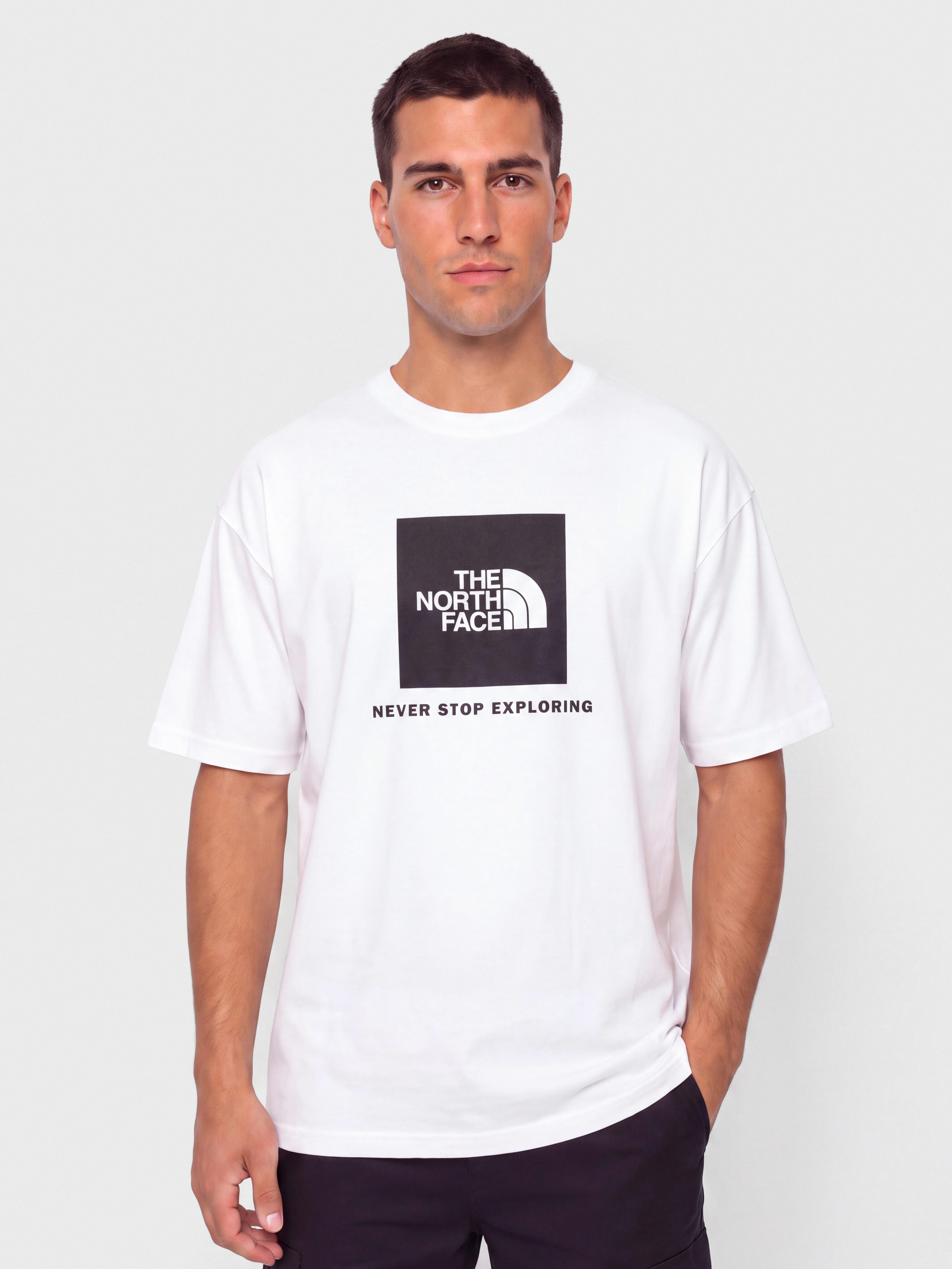 Tričko The North Face Raglan Redbox (tnf white)