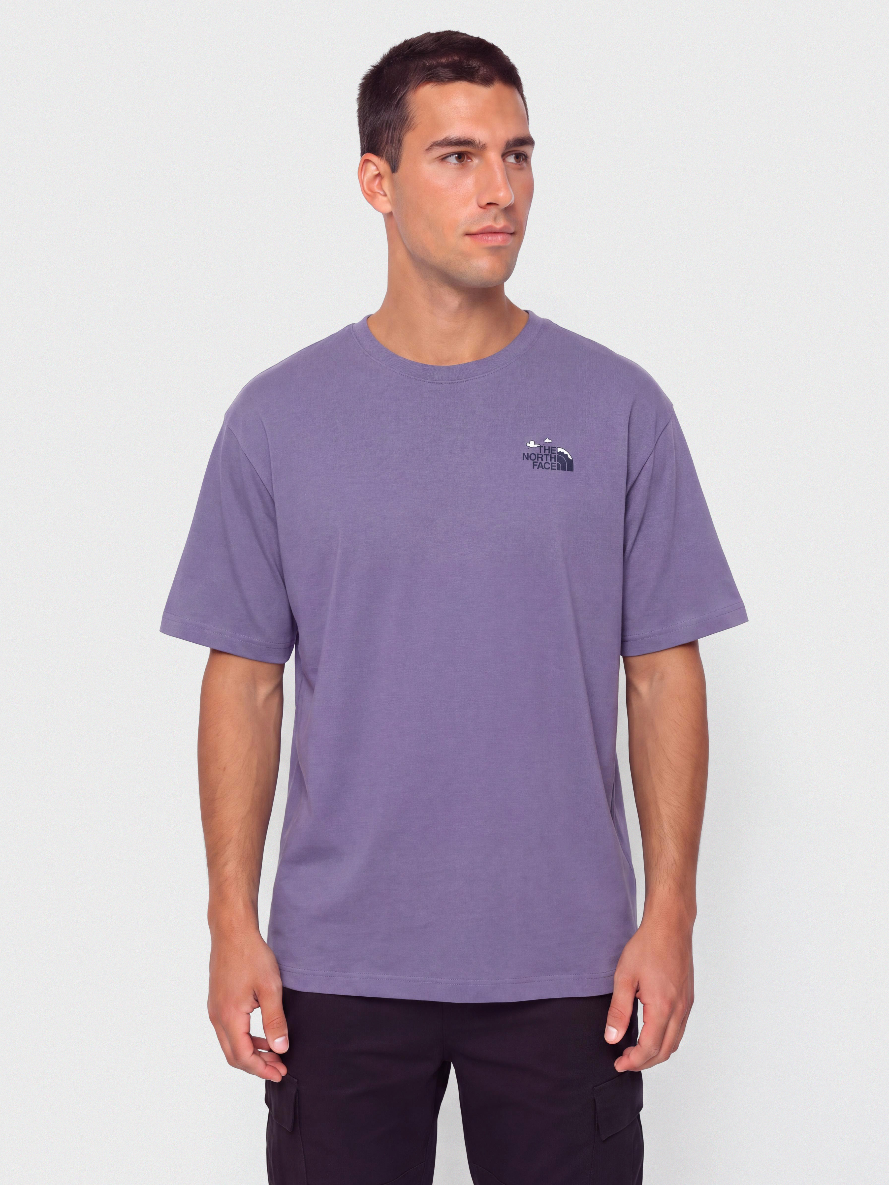 Tričko The North Face Nat High Society Relaxed (grounded plum)
