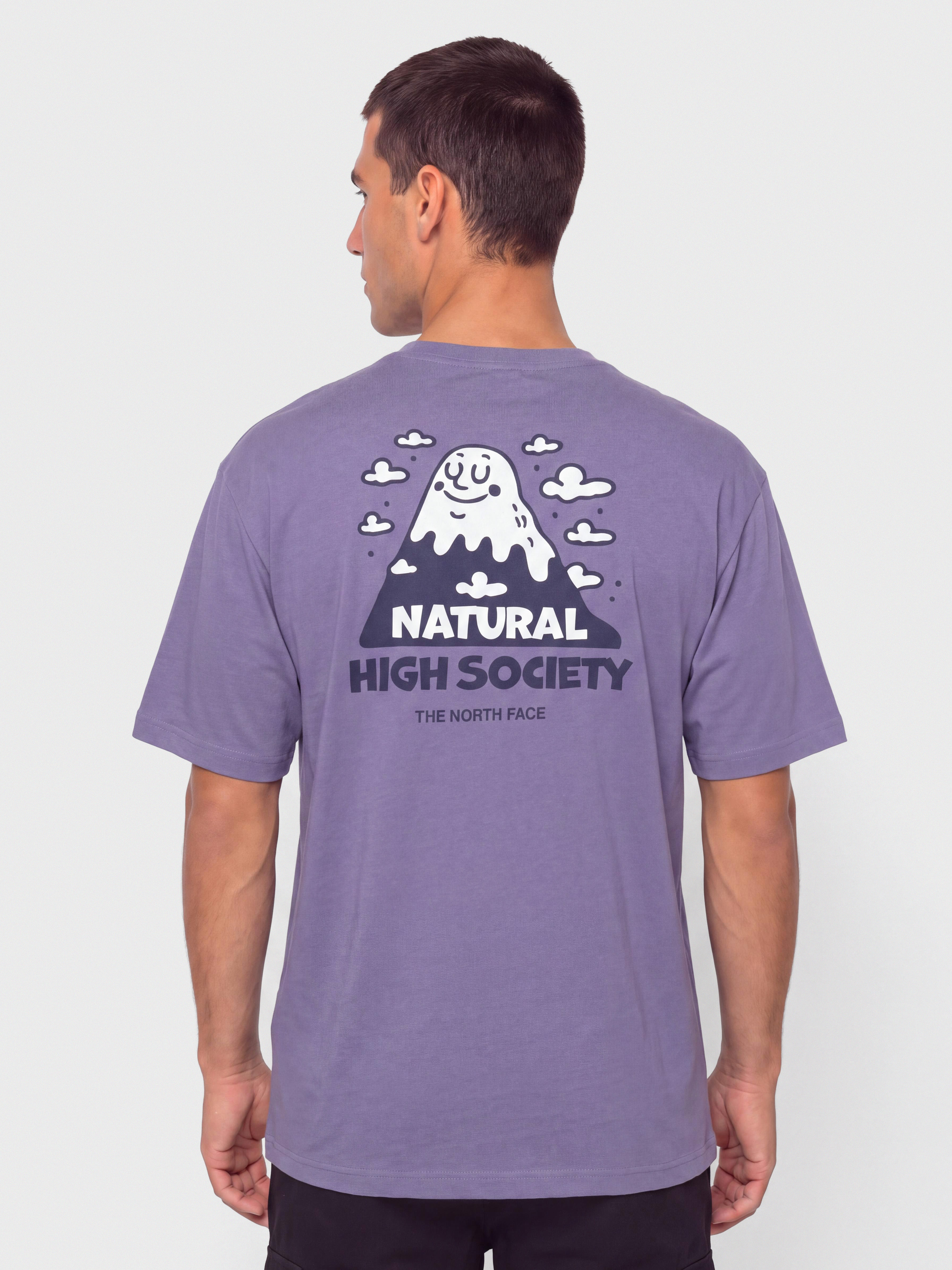 Tričko The North Face Nat High Society Relaxed (grounded plum)