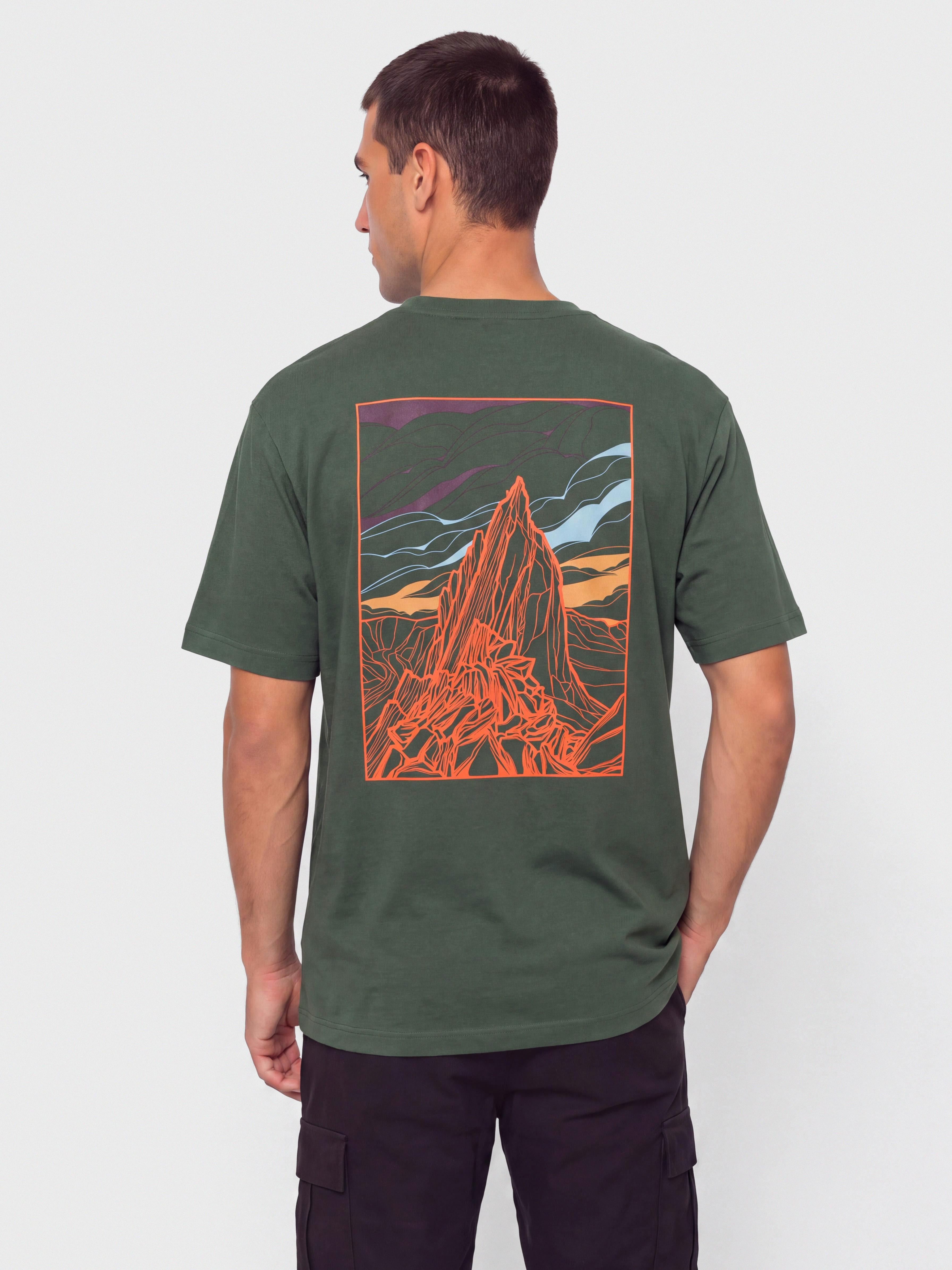 Tričko Patagonia Cloud Crag (canopy green)