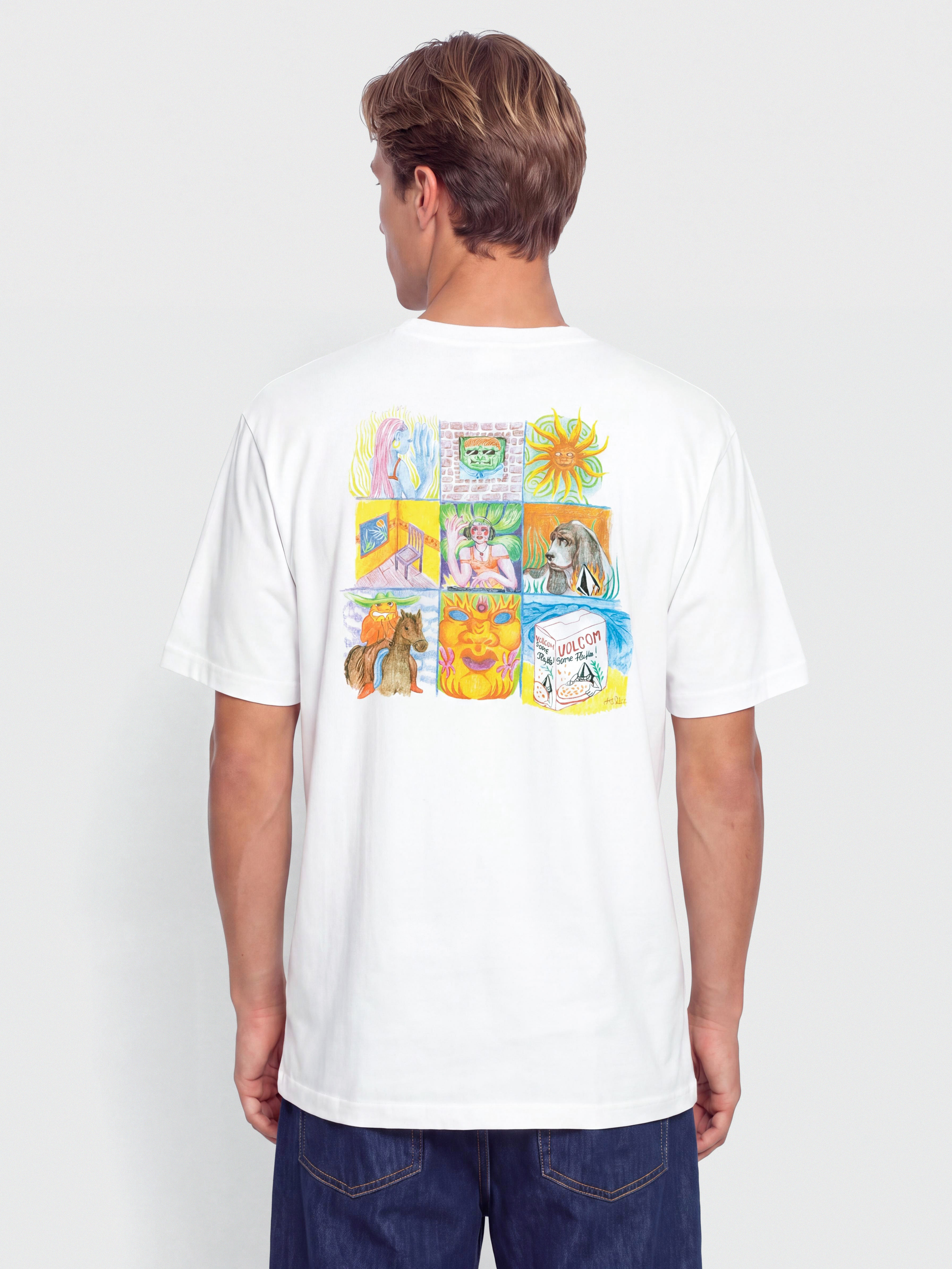 Triu010dko Volcom Double Fantasy Lse (white)