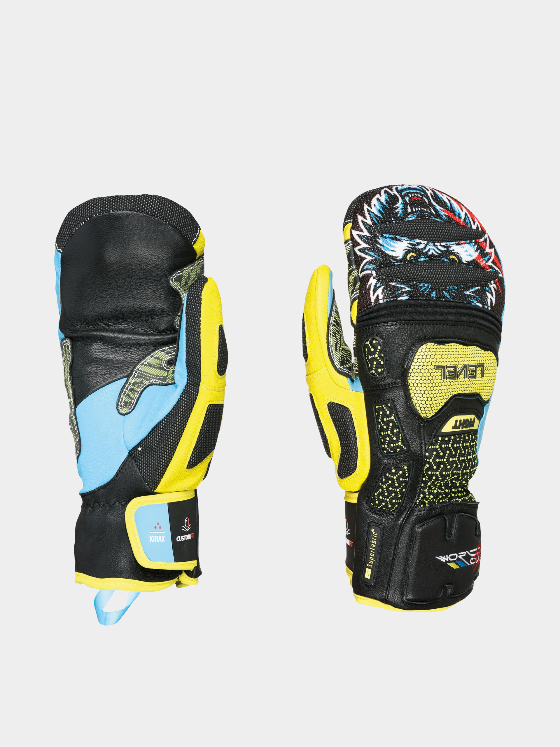Rukavice Level Sq Cf Mitt (yellow blue)
