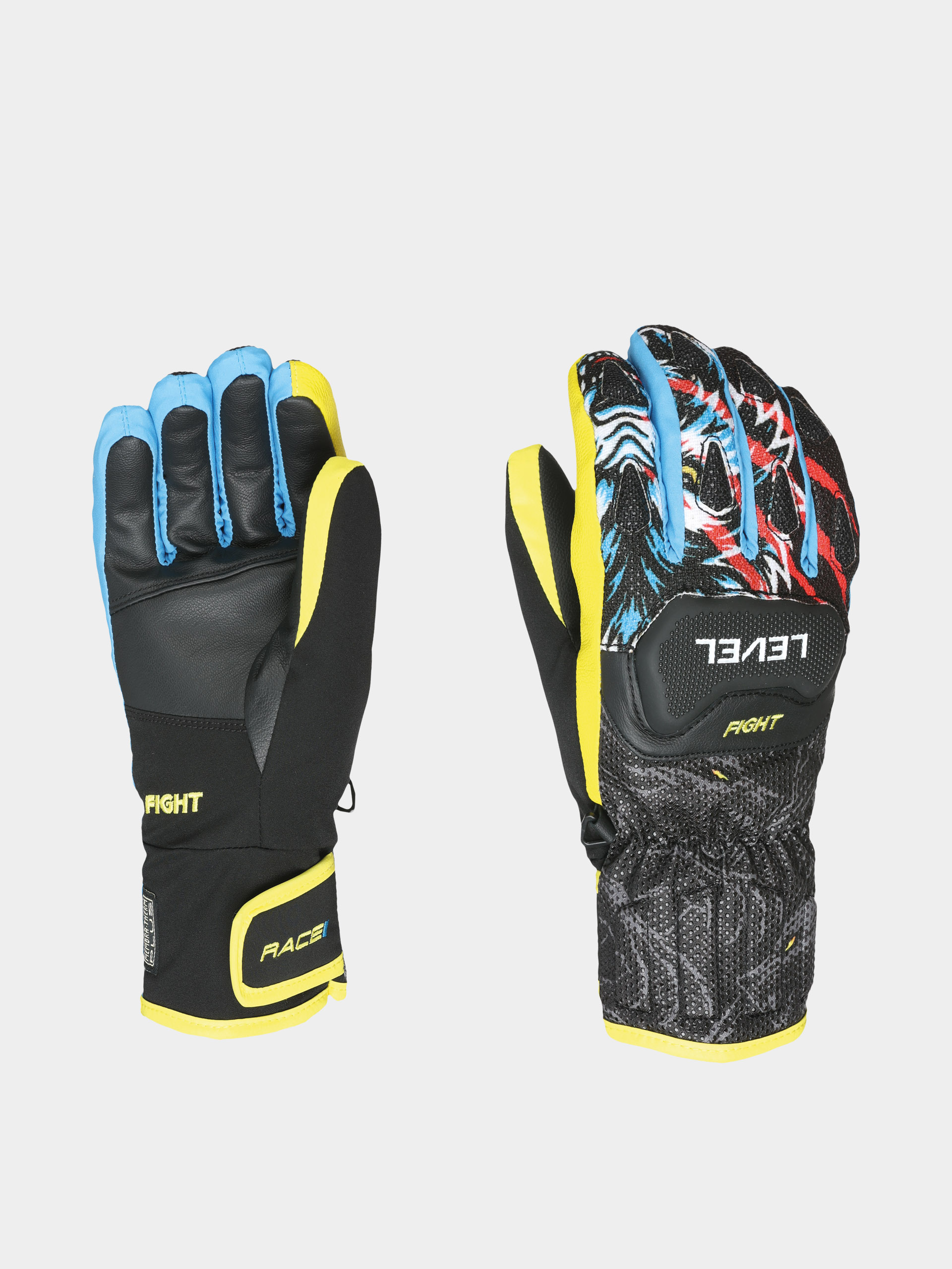 Rukavice Level Replica (black yellow)