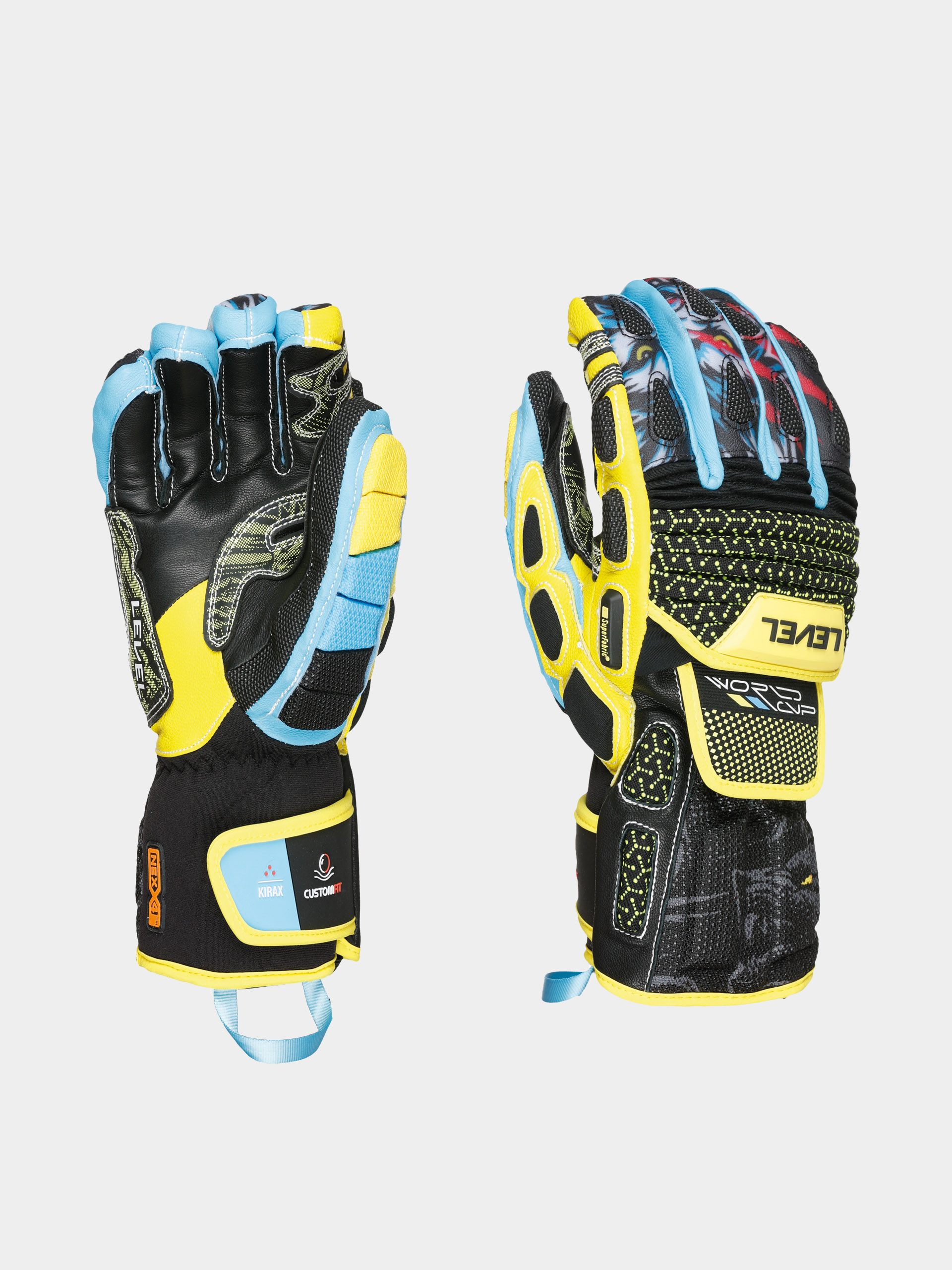 Rukavice Level Worldcup Cf (yellow blue)