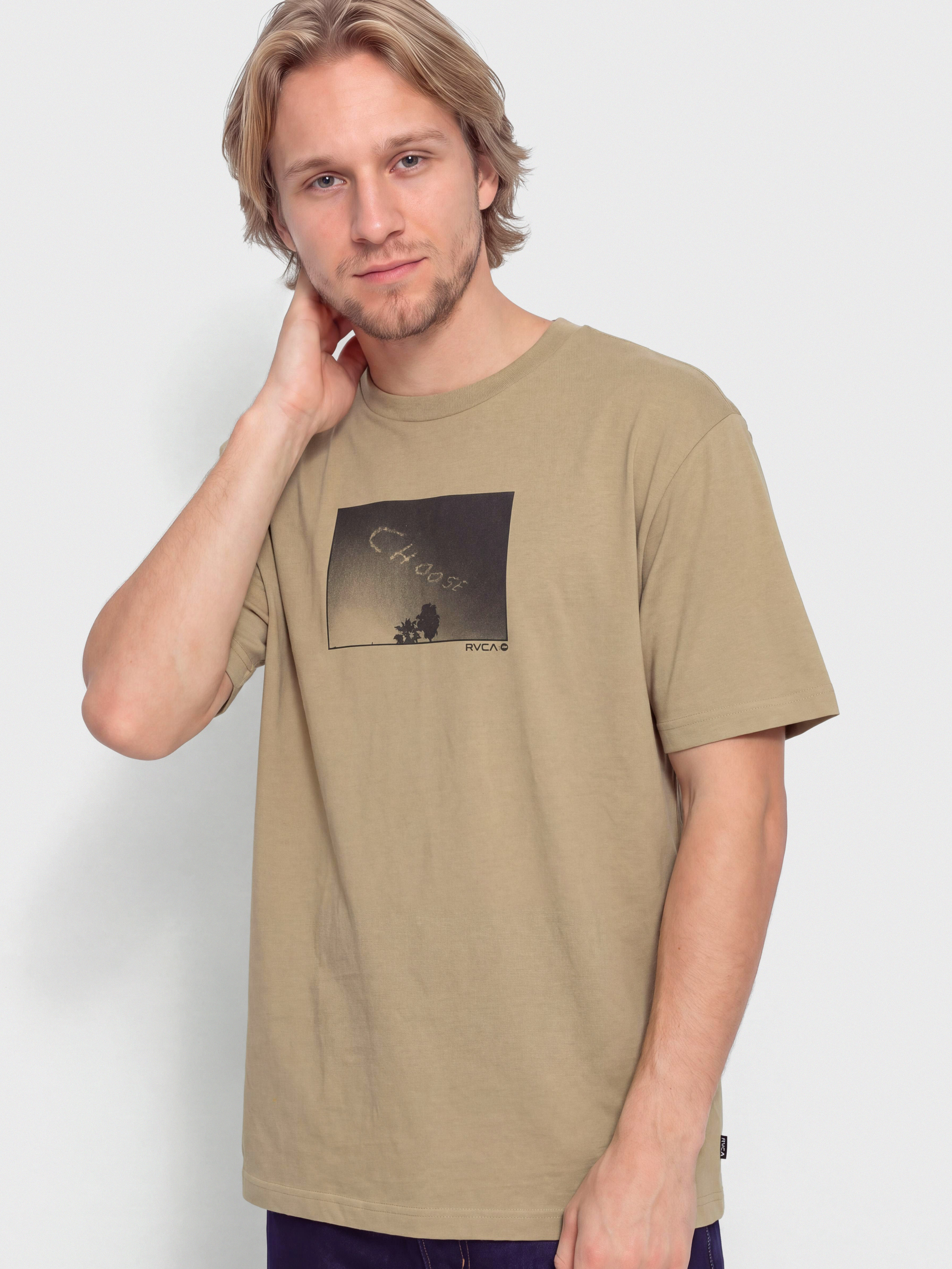 Tričko RVCA Choose (tobacco)
