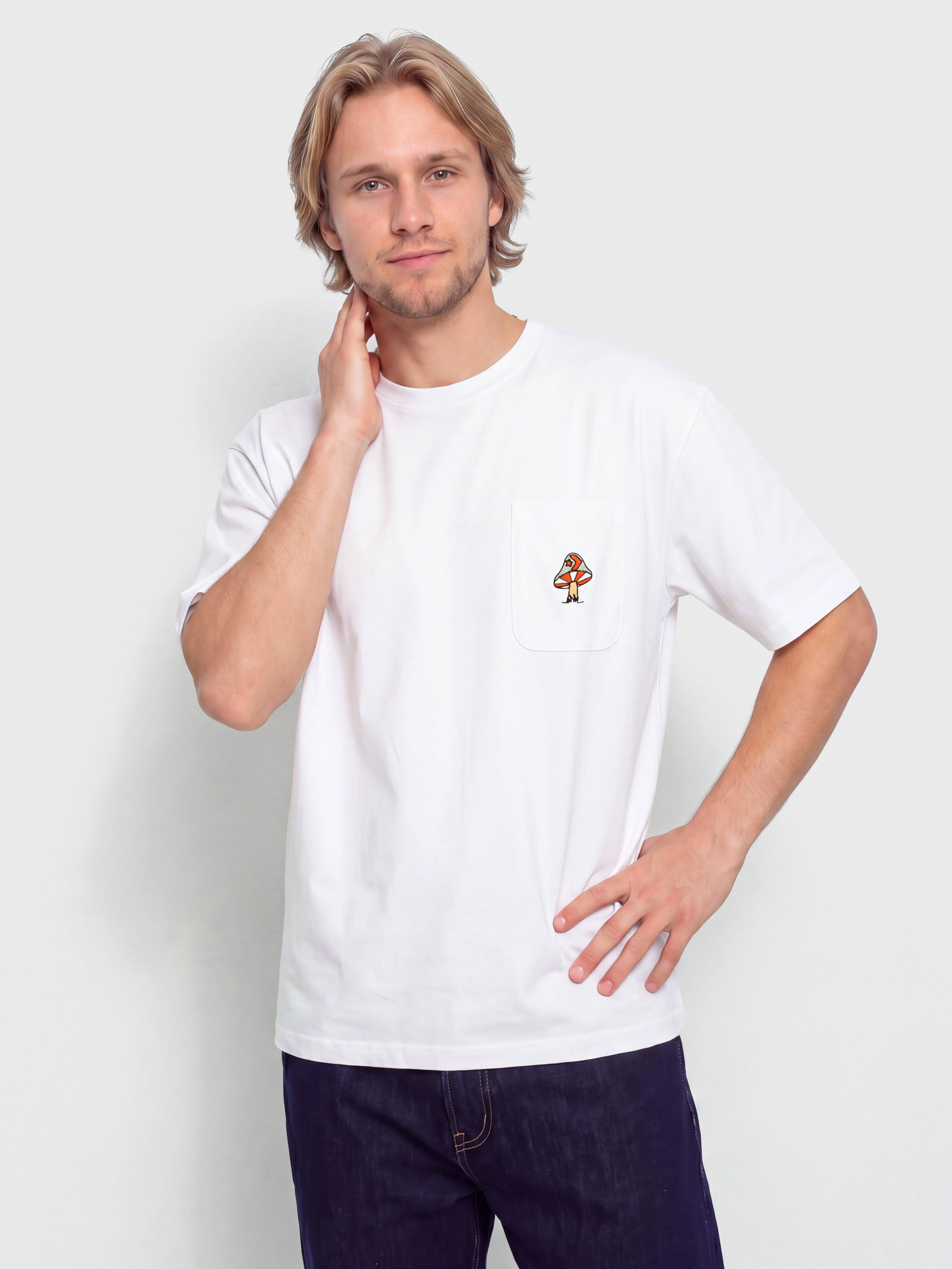 Tričko Converse Mushroom Star Chevron (optical white)