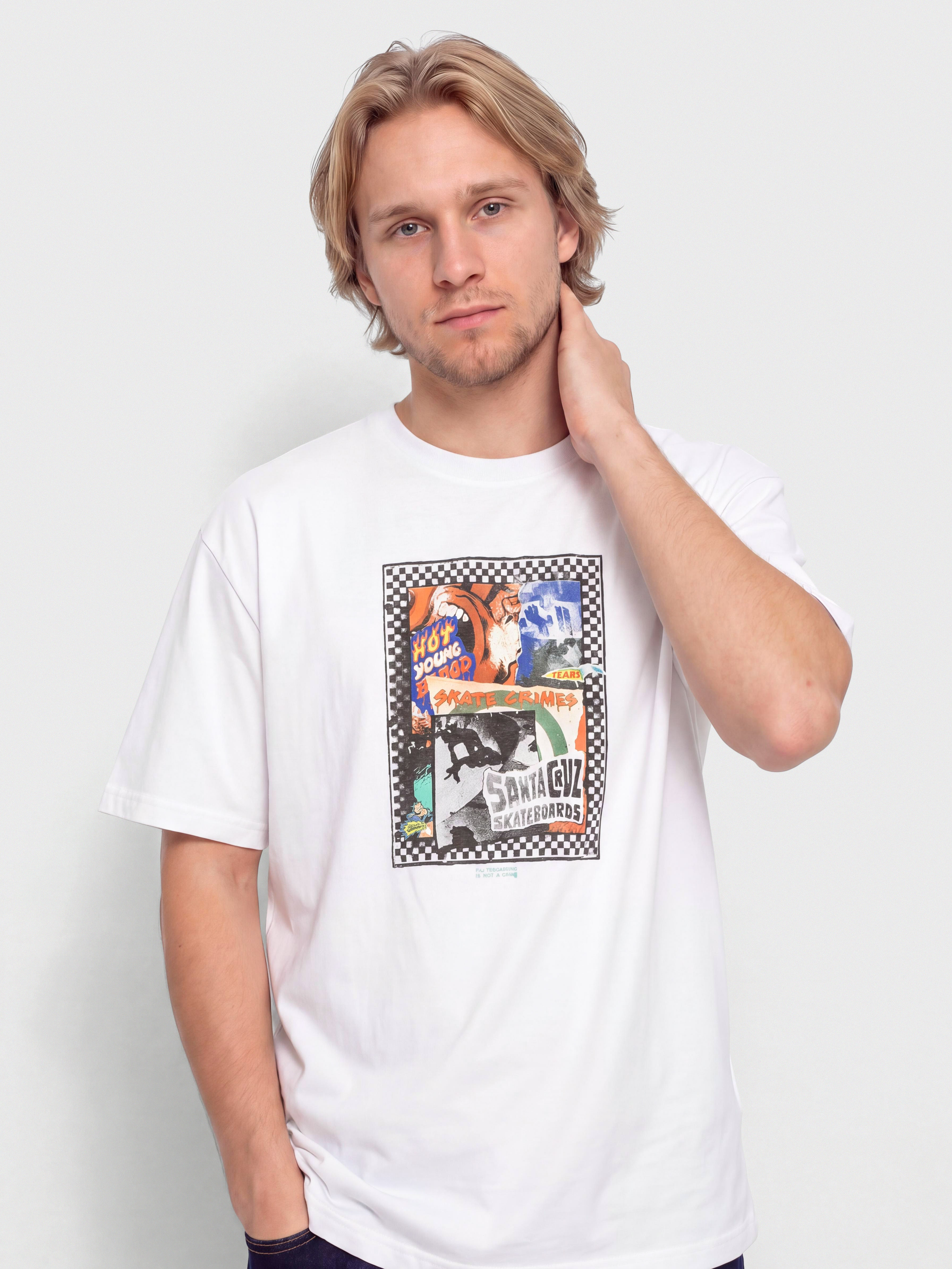 Tričko Santa Cruz Ad Collage Front (white)