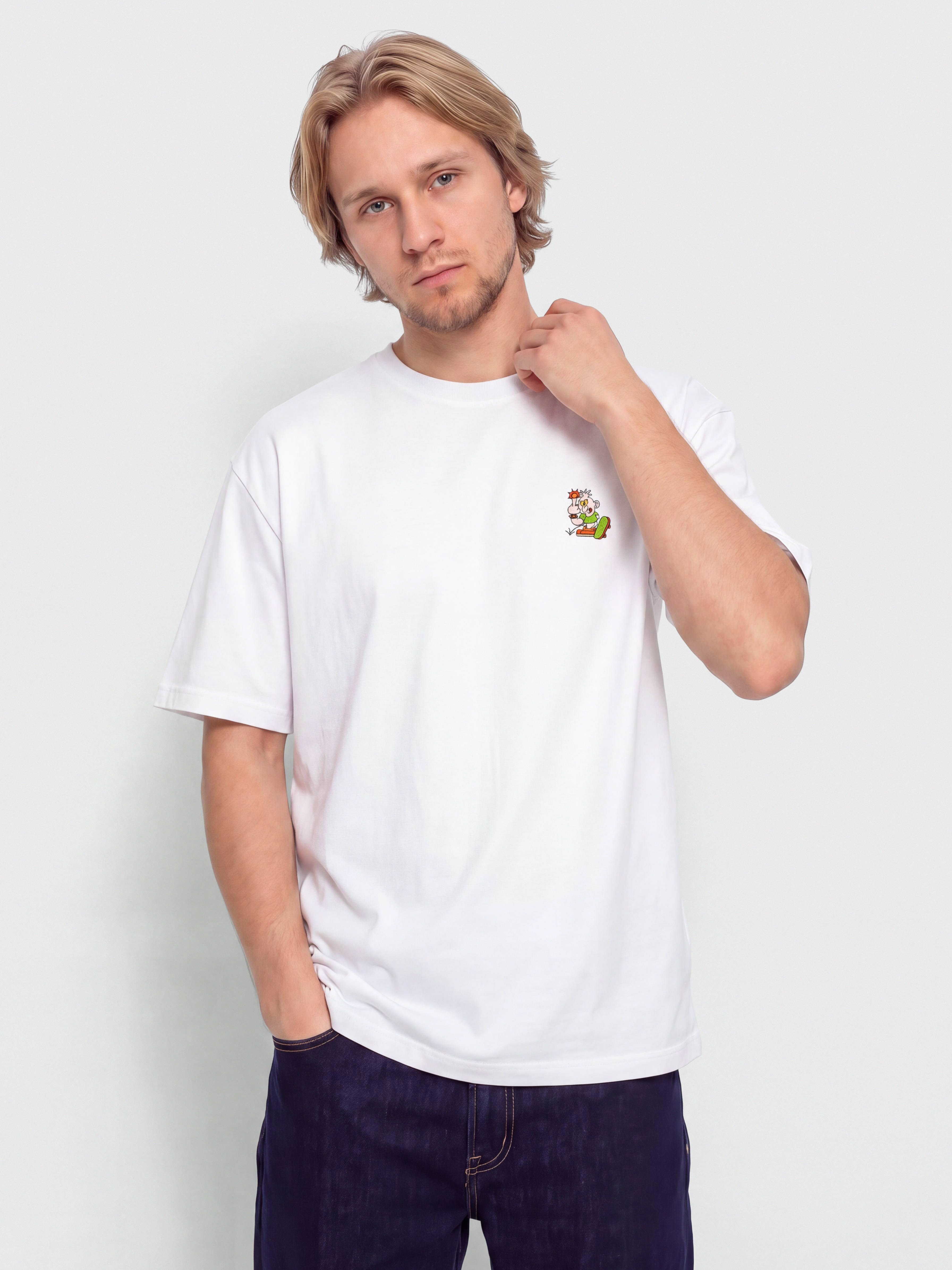 Tričko Iriedaily Pissoff (white)