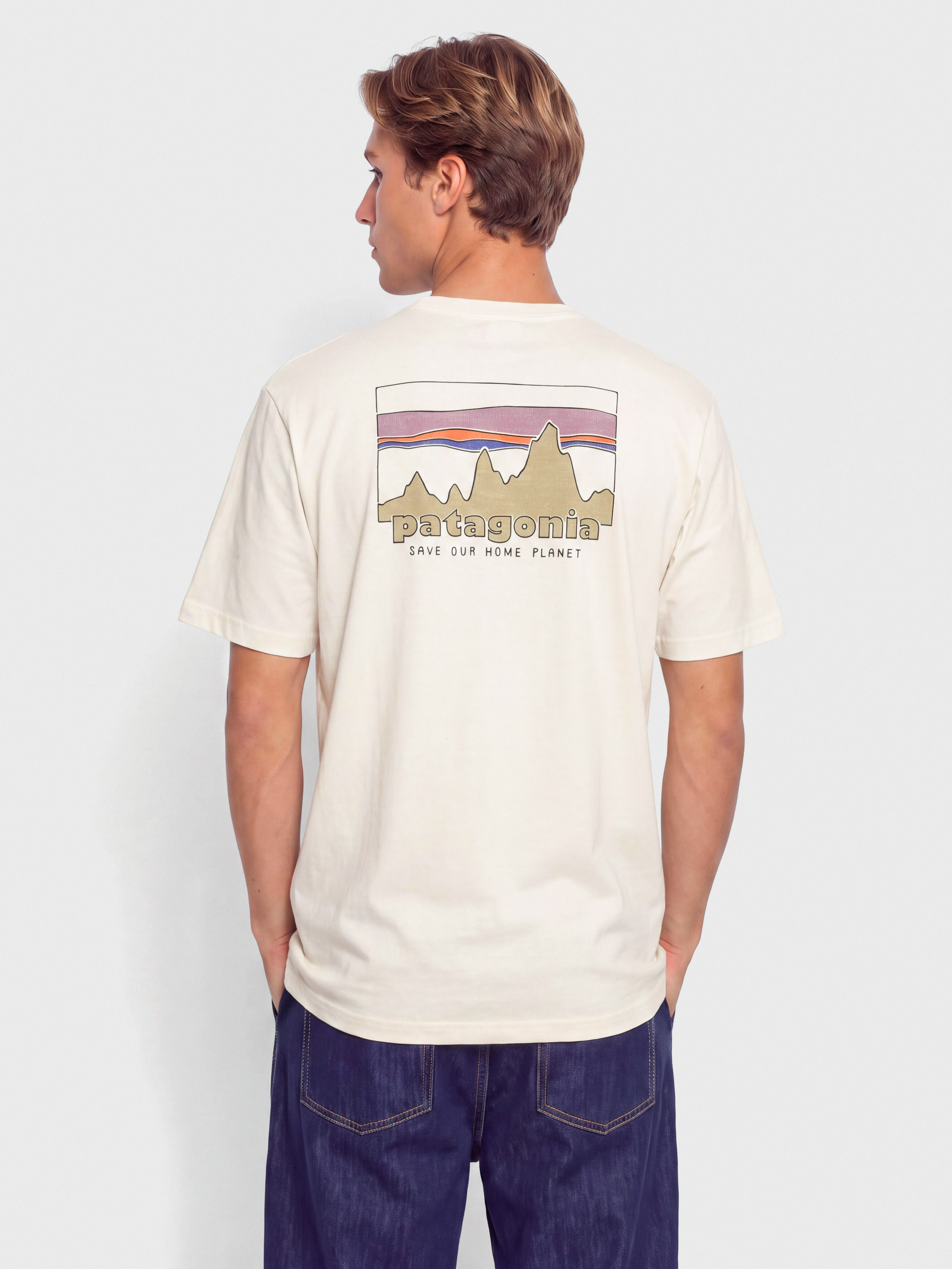 Tričko Patagonia 73 Skyline (undyed natural)