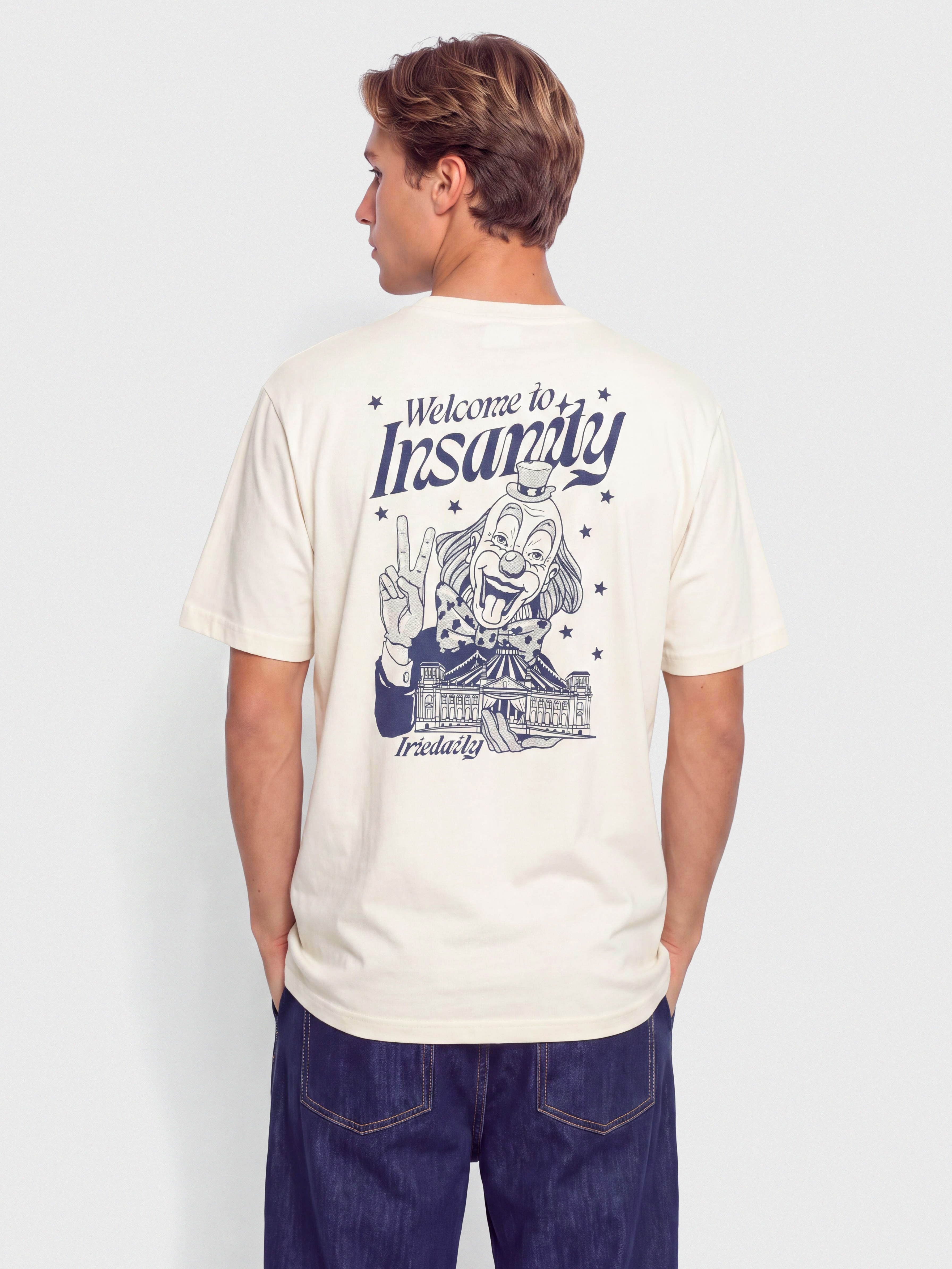 Tričko Iriedaily Clownsanity (undyed)