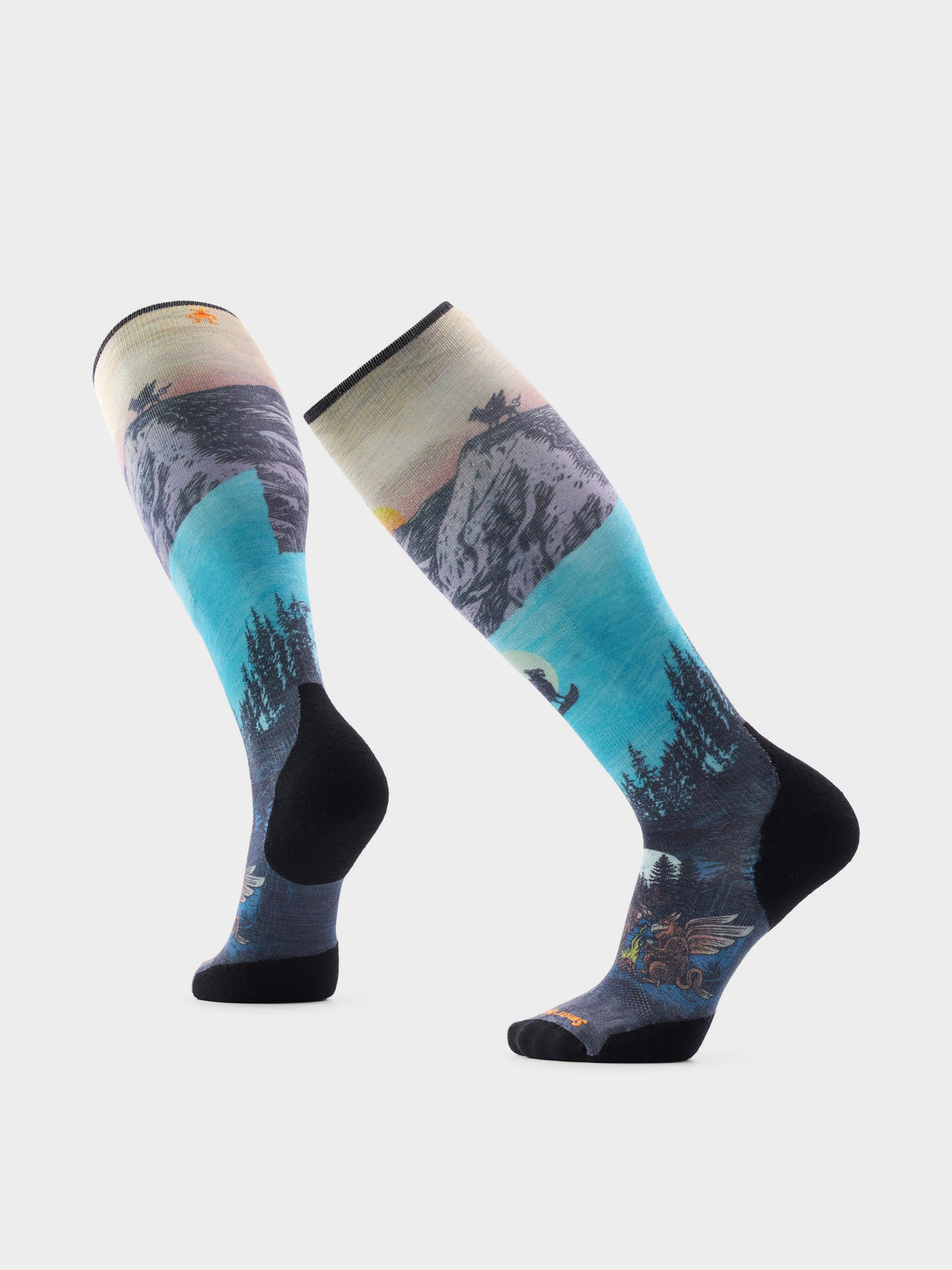 Ponožky Smartwool Ski Targeted Cushion Winter Phase Print Otc