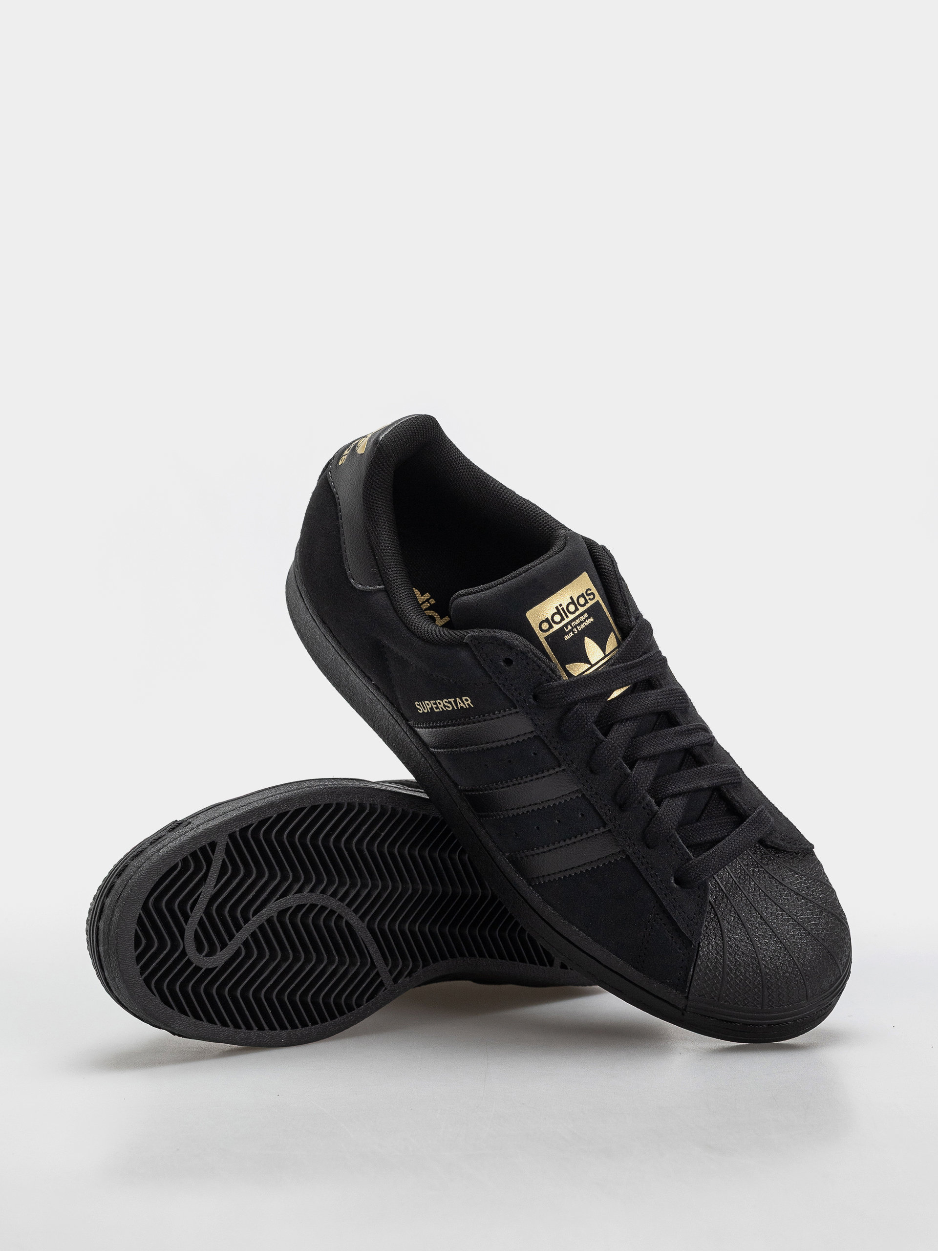Topánky adidas Superstar Adv (cblack/cblack/goldmt)