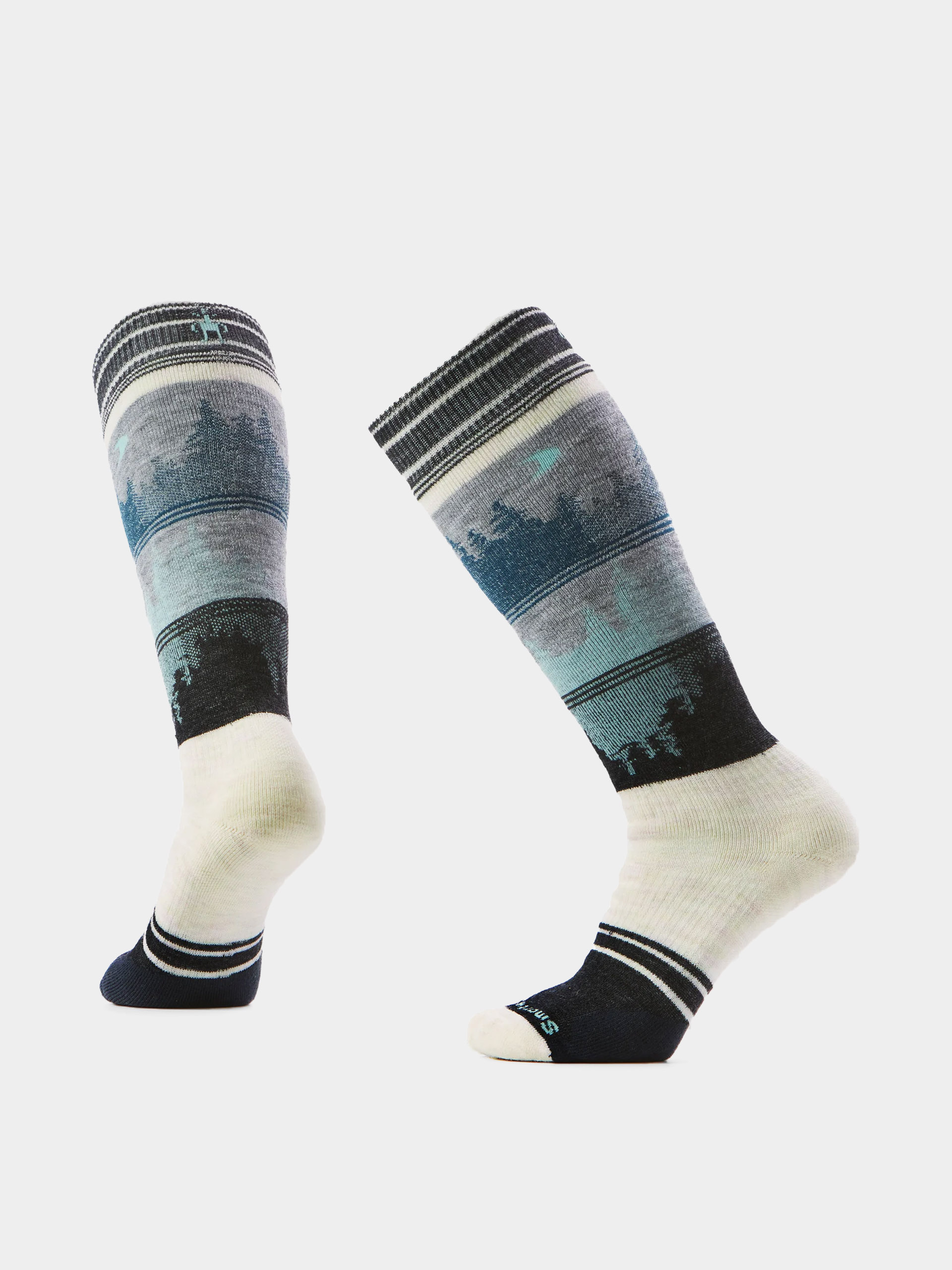 Ponožky Smartwool Snowboard Full Cushion Twilight Vista Otc Wmn (moonbeam)