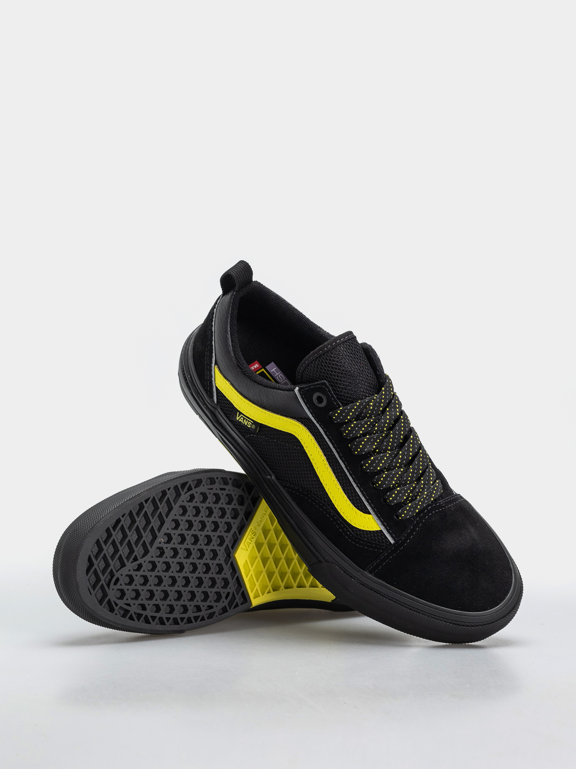 Topánky Vans Skate Old Skool Wafflecup (black/lime)