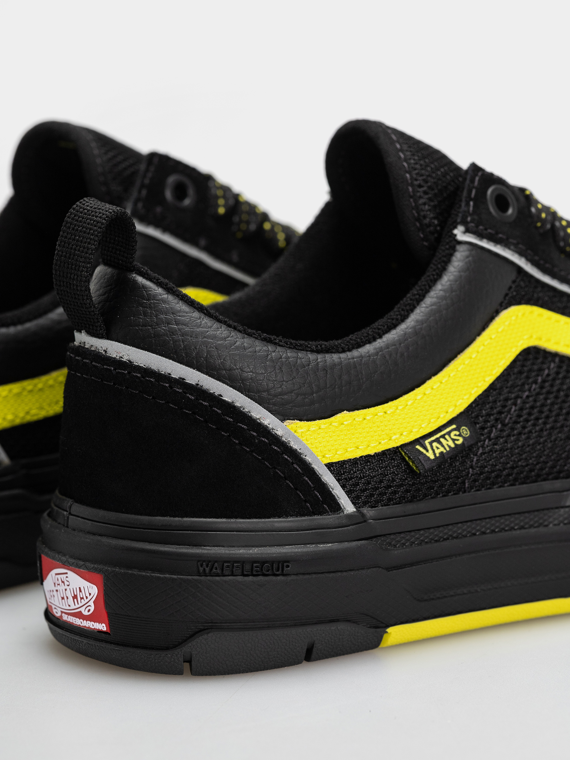 Topánky Vans Skate Old Skool Wafflecup (black/lime)