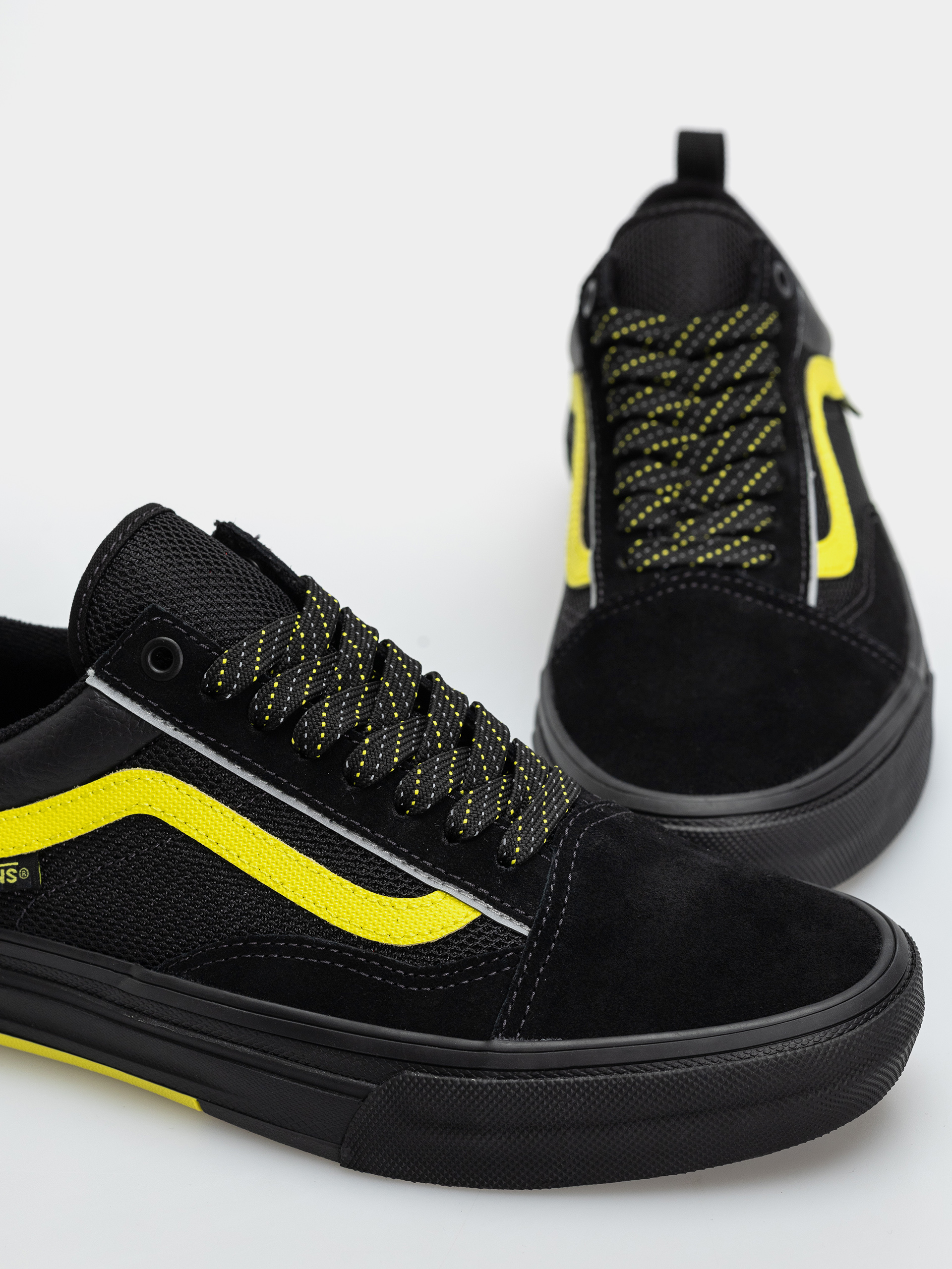 Topánky Vans Skate Old Skool Wafflecup (black/lime)