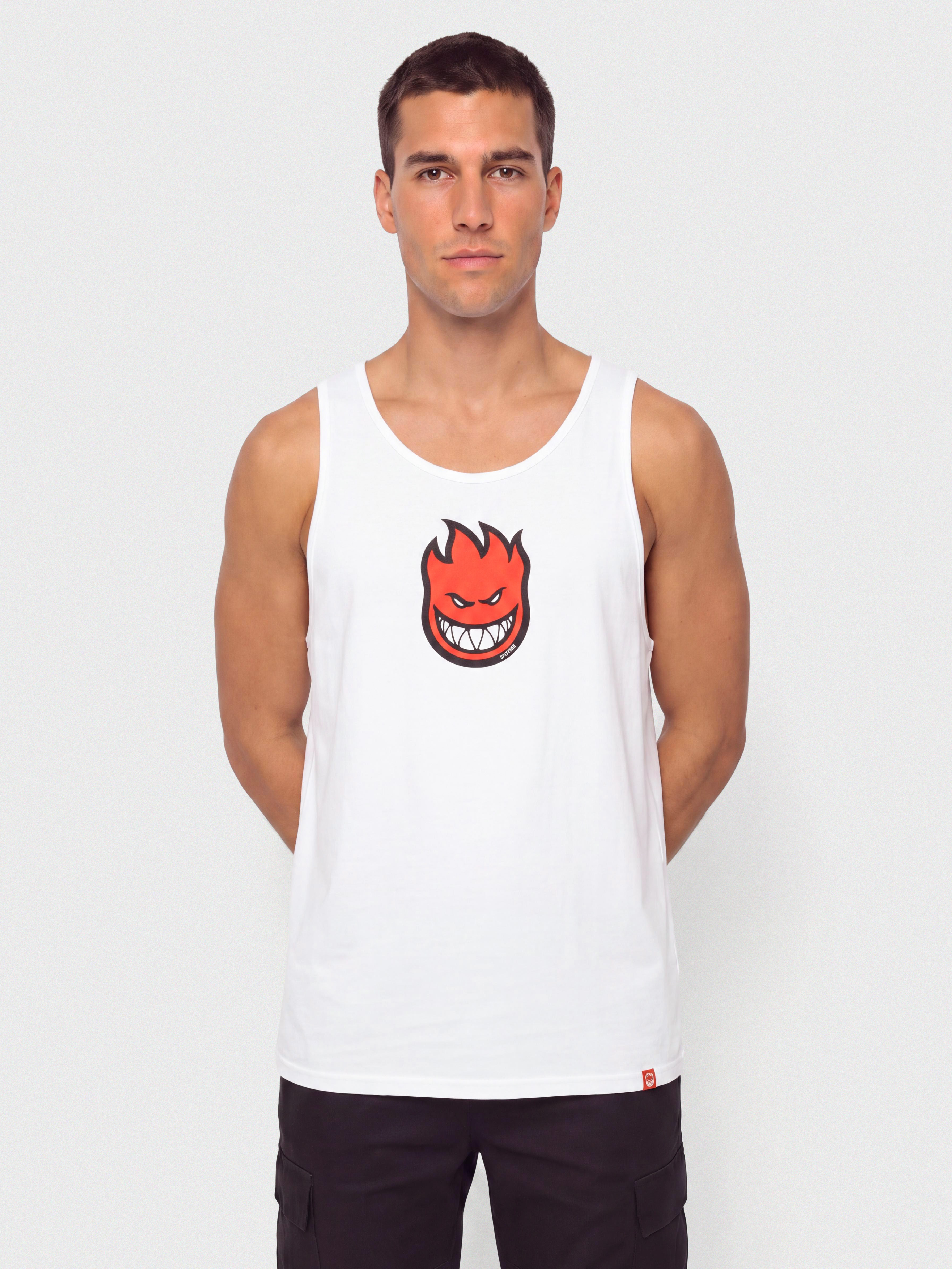 Tričko Spitfire Bighead Mid Fill (white w/red black white print)