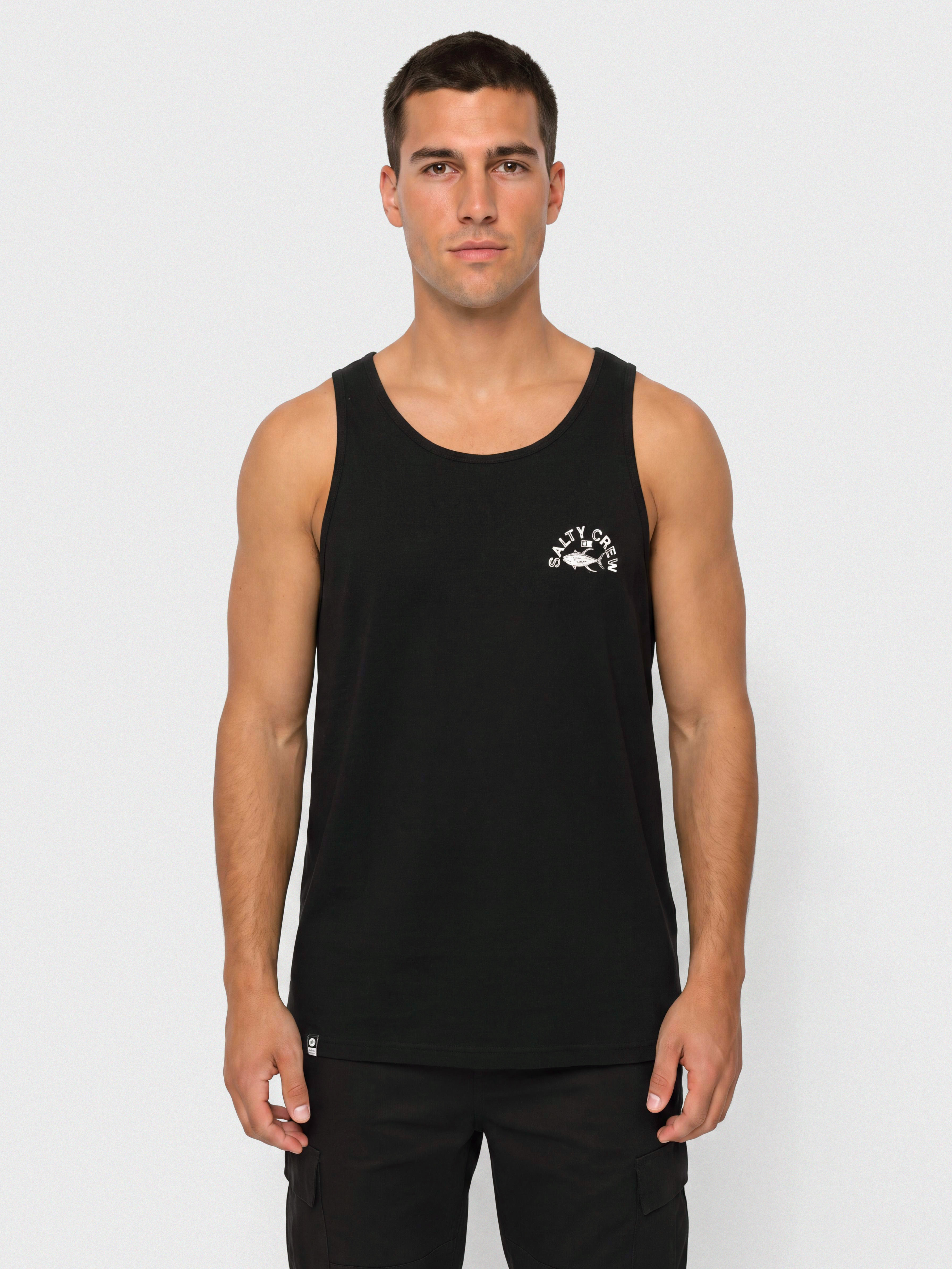 Tričko Salty Crew Stamped (black)