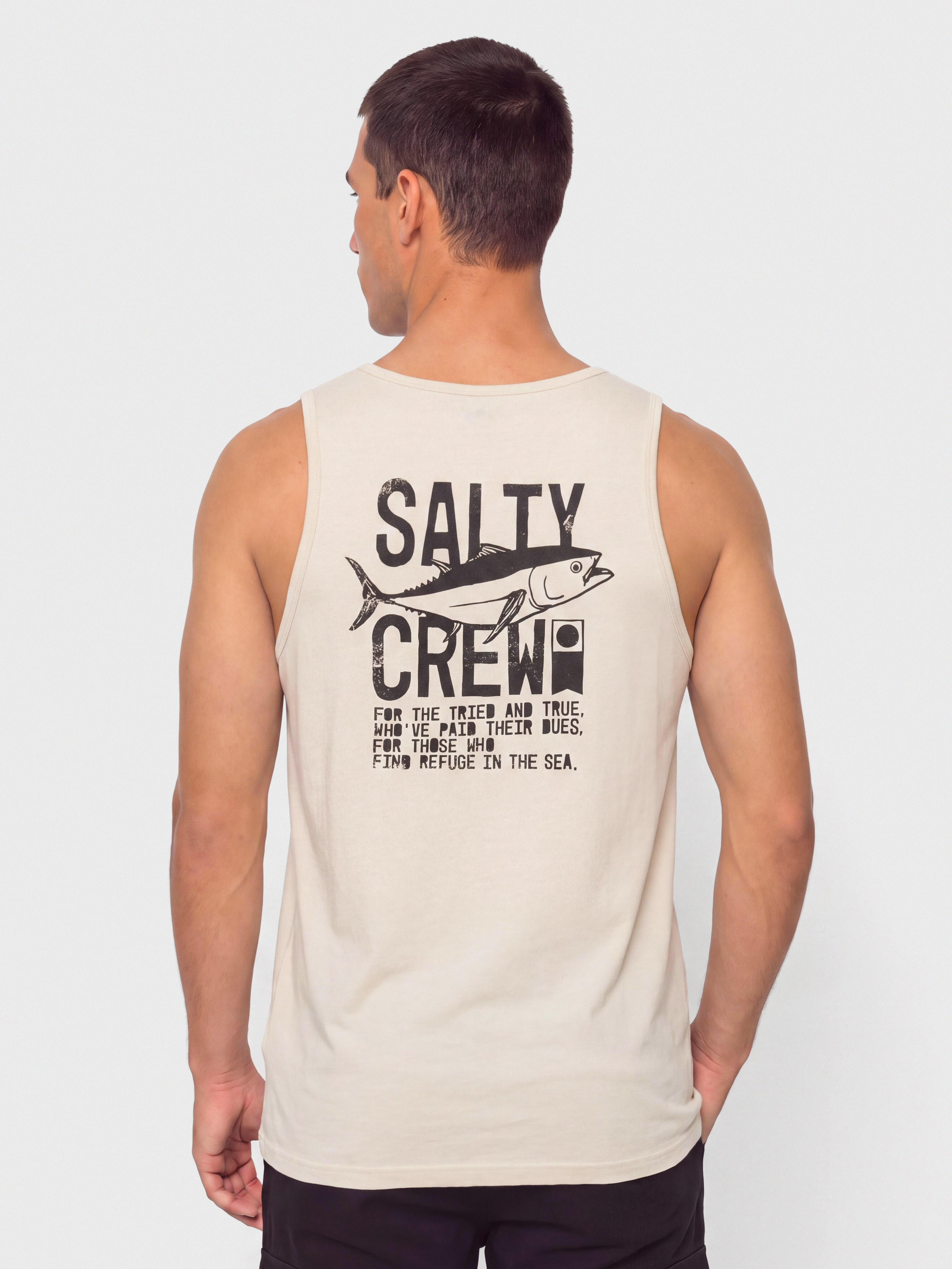 Tričko Salty Crew Tried And True (moonbeam)