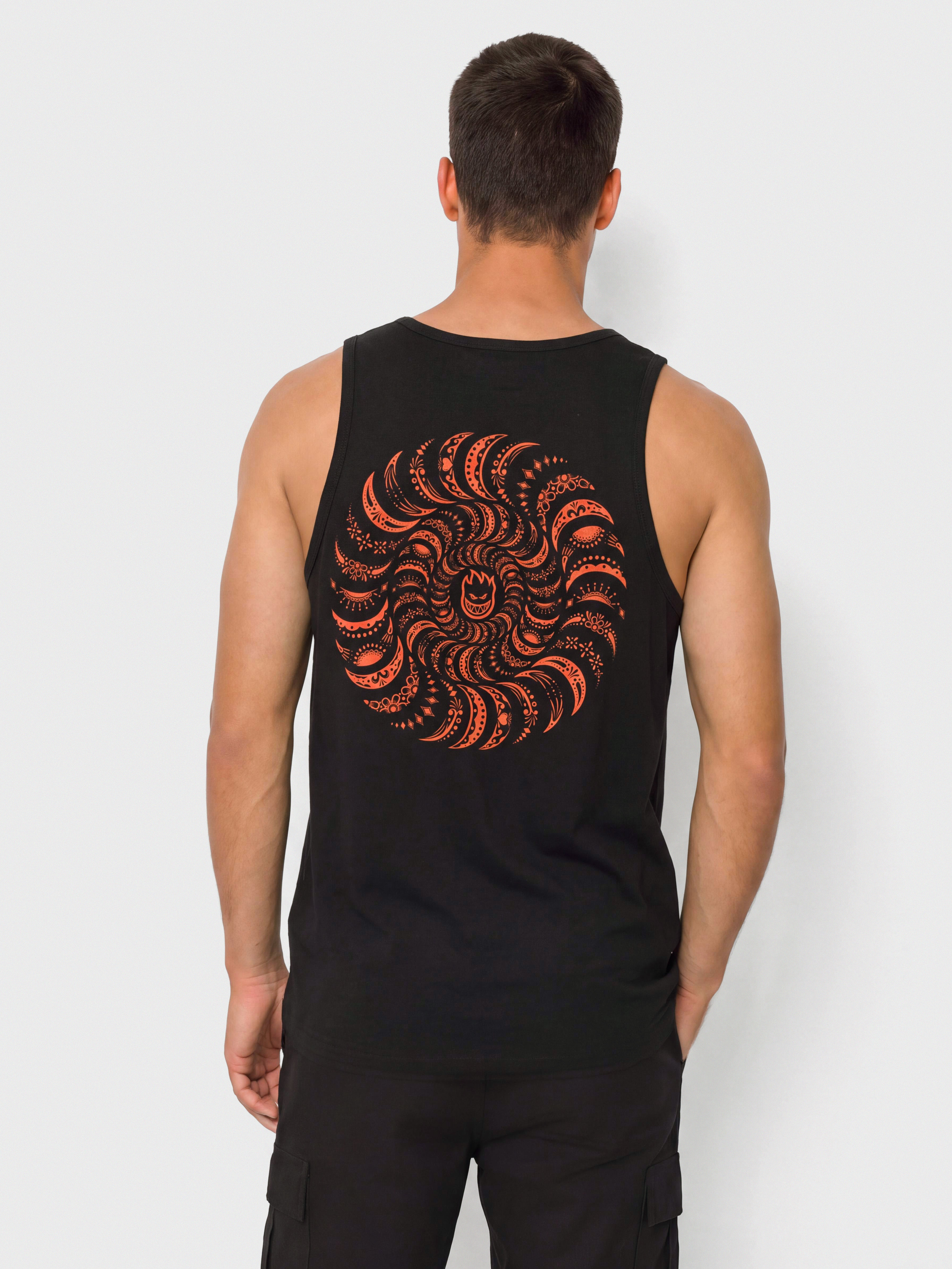 Tričko Spitfire Classic Swirl Paisley (black w/red prints)