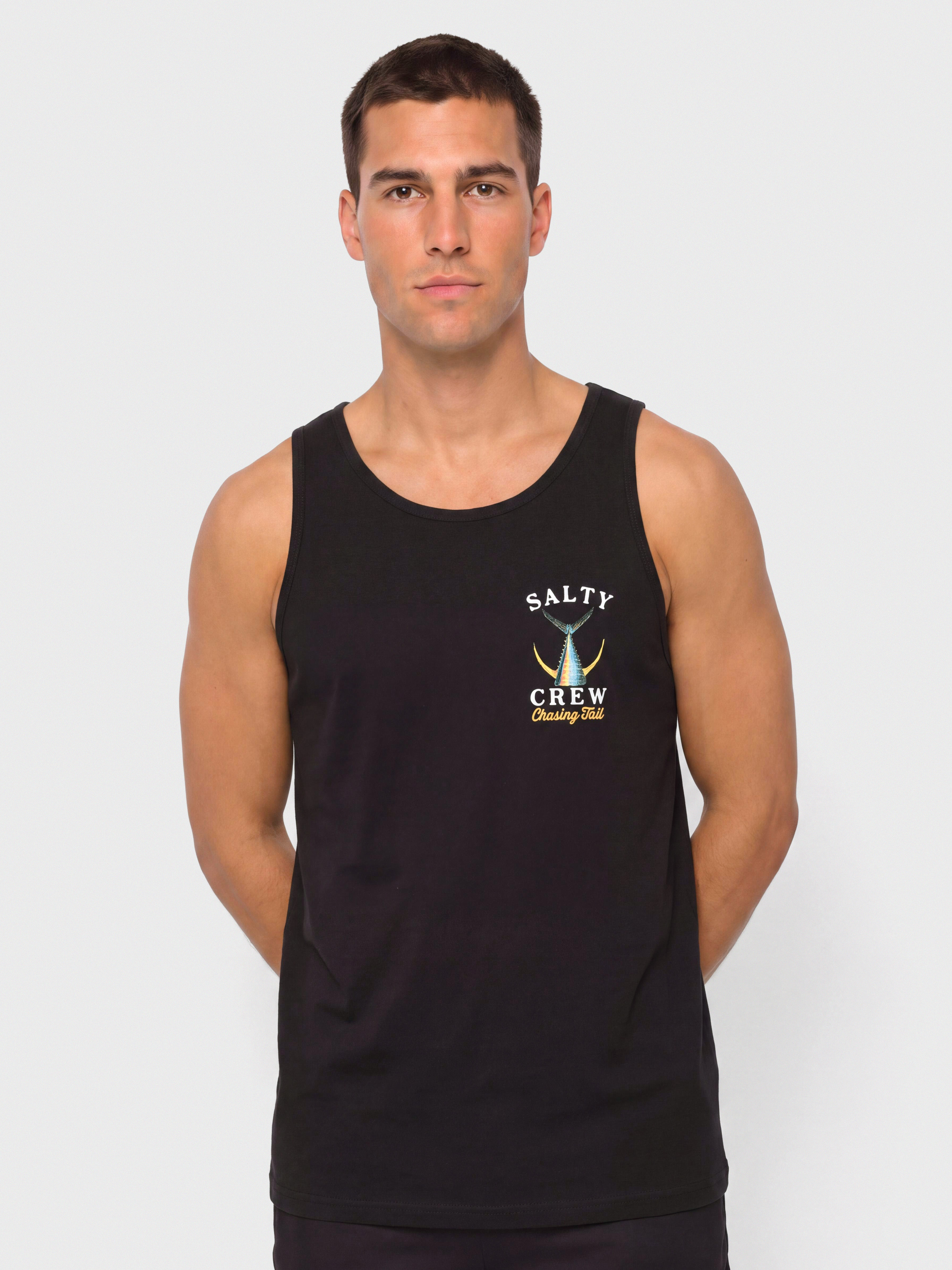 Tričko Salty Crew Tailed (black)