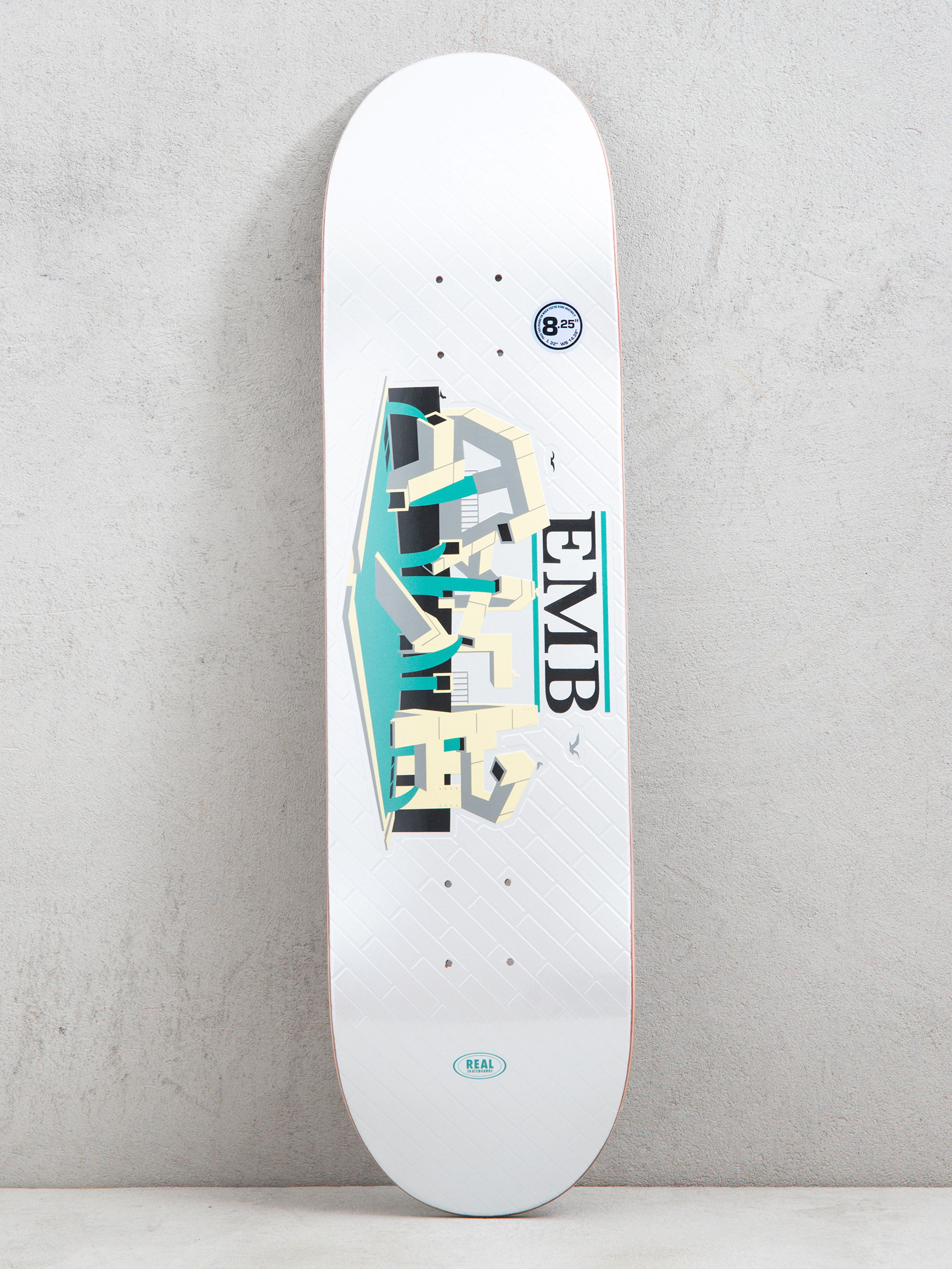 Doska Real Team Emb (white)