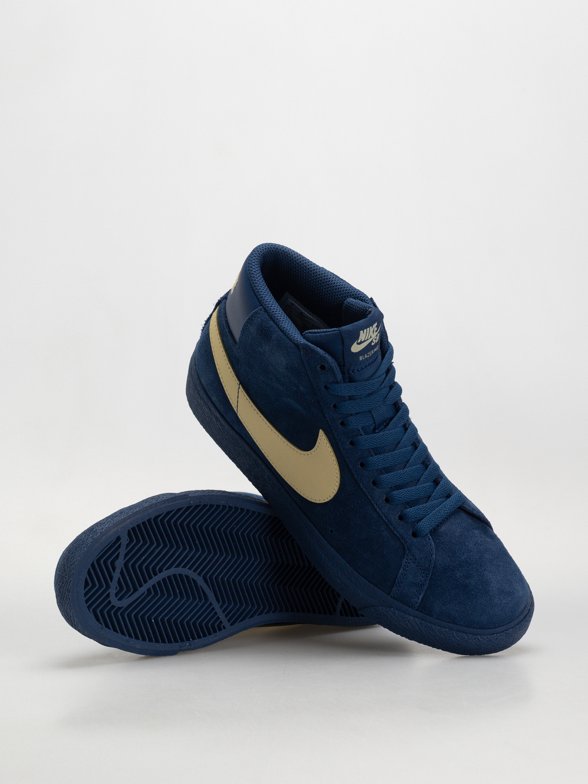 Topánky Nike SB Zoom Blazer Mid (coastal blue/pale yellow coastal blue)
